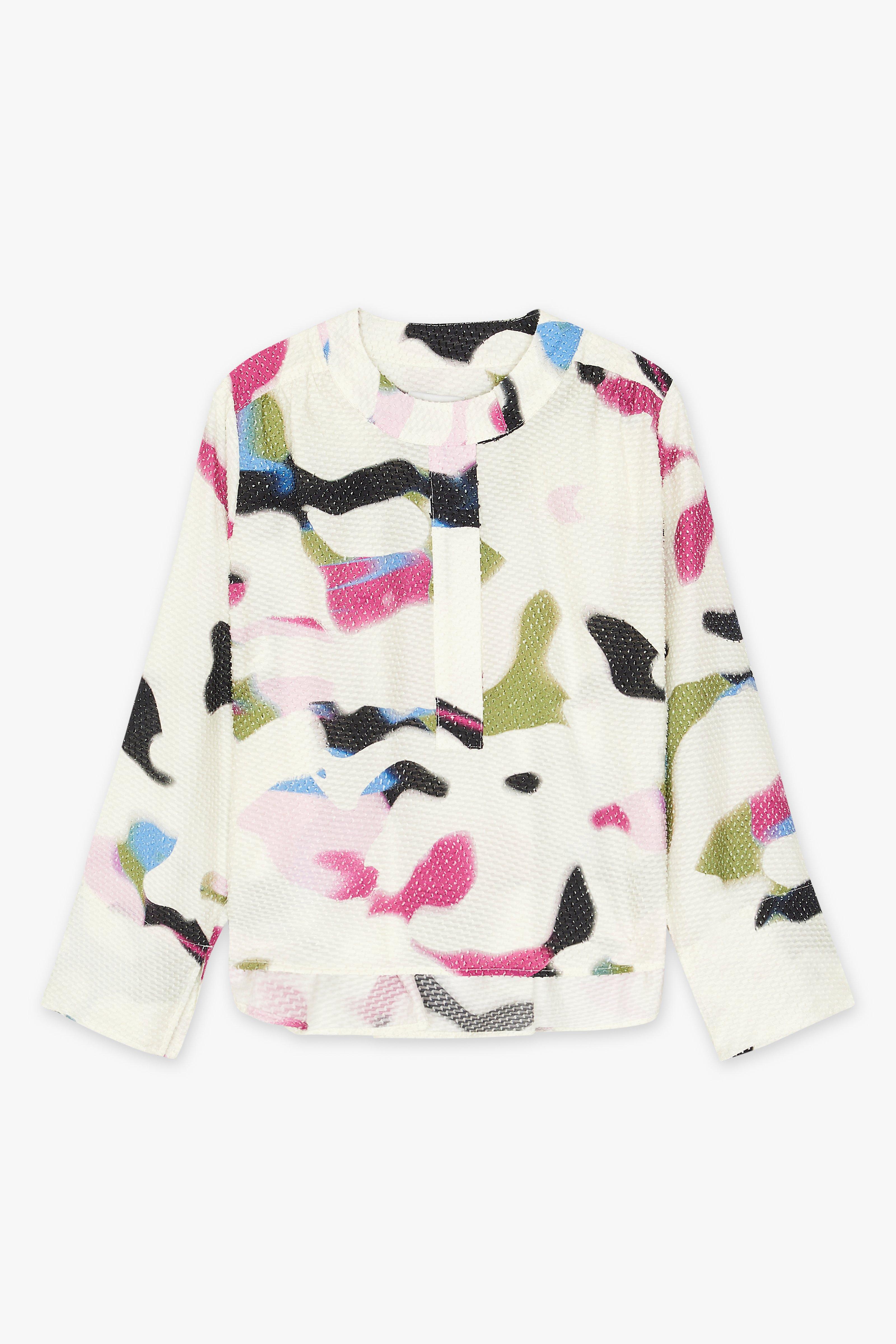 CKS Dames - SALEDO - blouse korte mouwen - wit