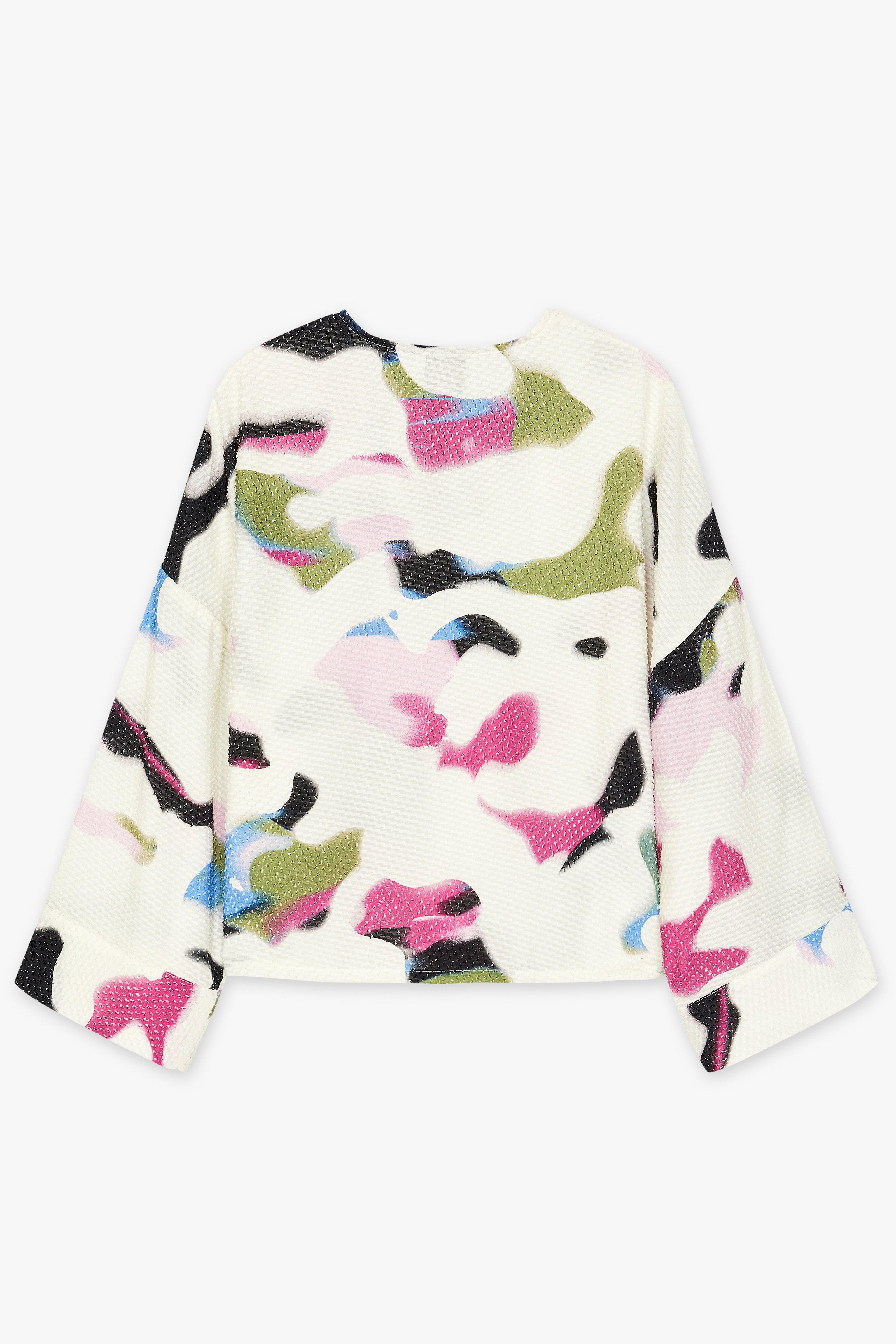 CKS Dames - SIMEA - blouse korte mouwen - wit
