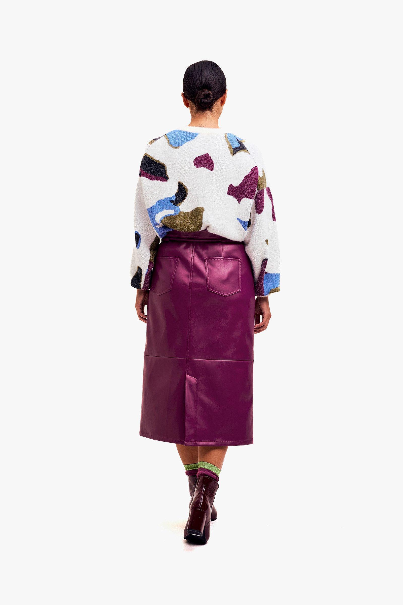 CKS Dames - SKEAT - midi skirt - red