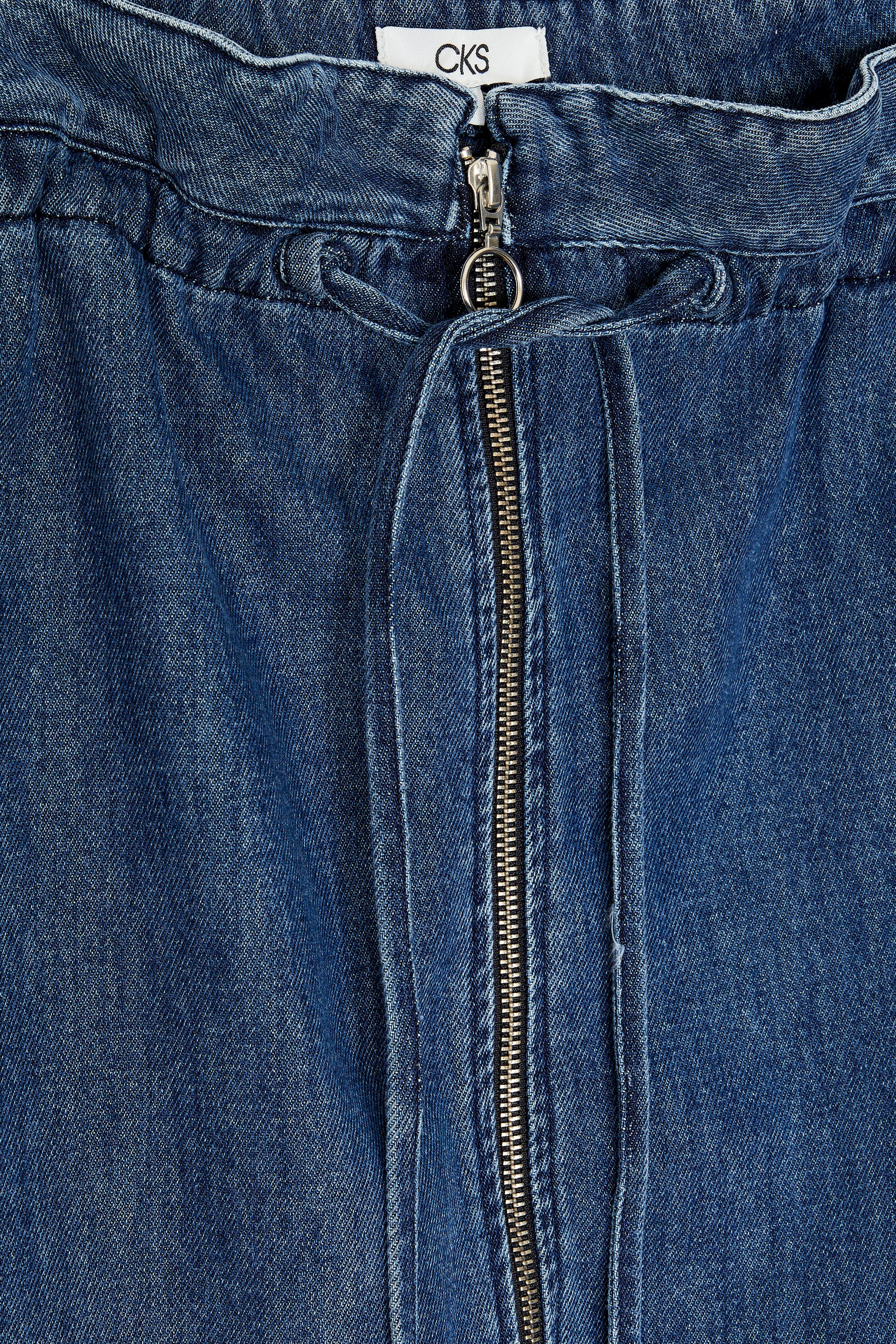 CKS Dames - SKEAT - midi skirt - blue