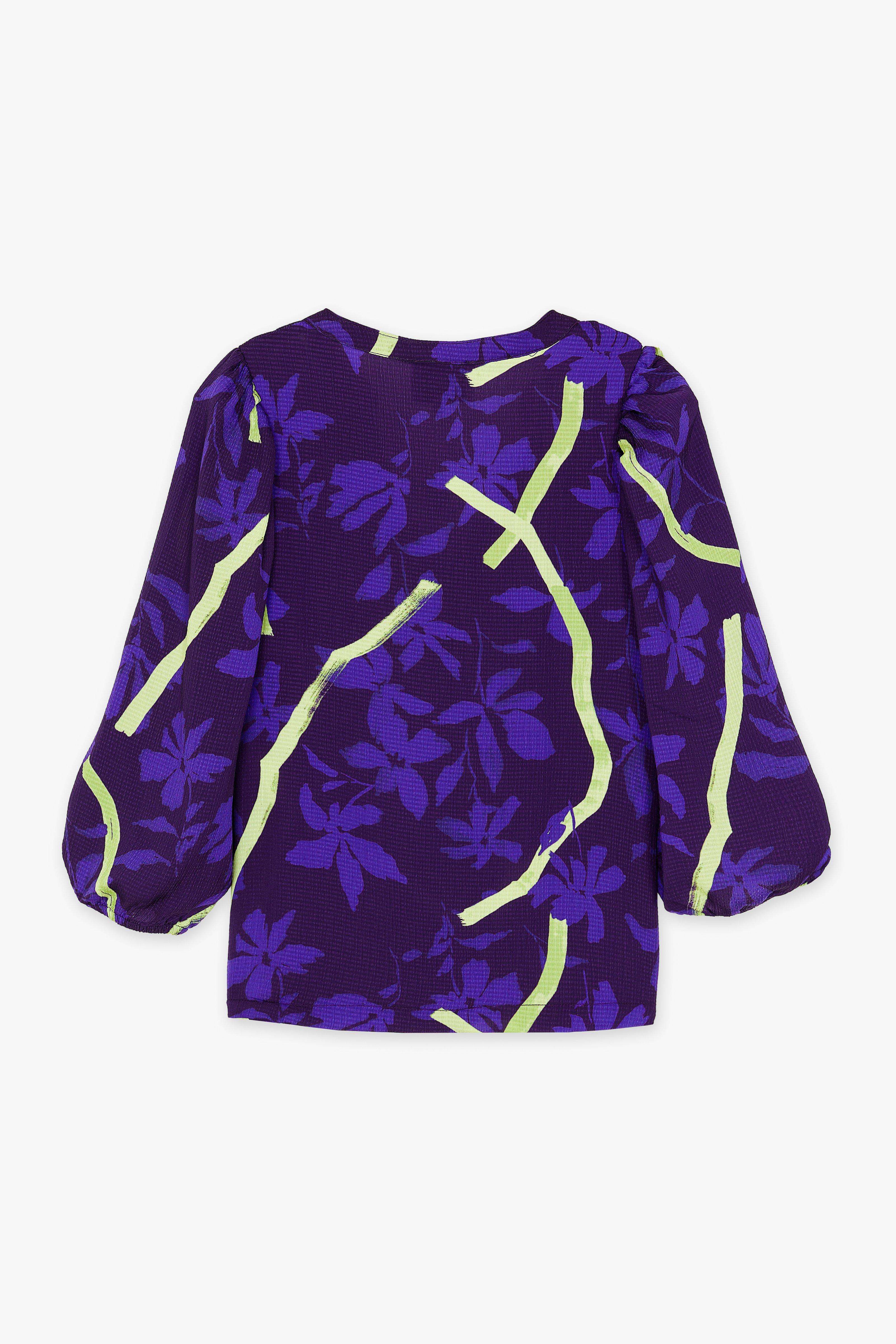 CKS Dames - BULANI - blouse short sleeves - purple