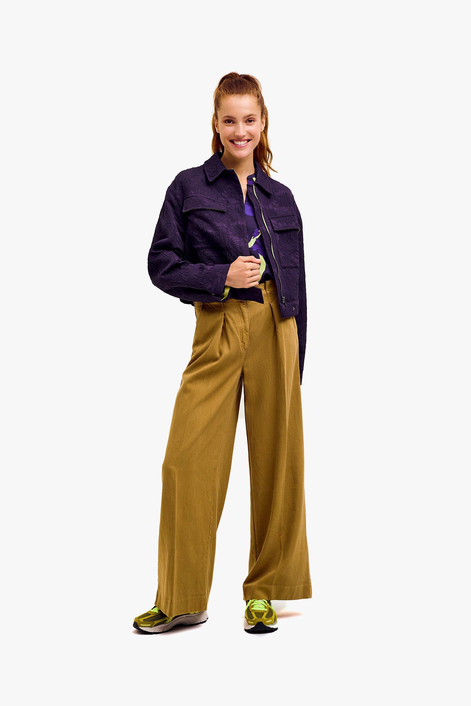 CKS Dames - BULANI - Bluse Kurze Ärmel - Violett