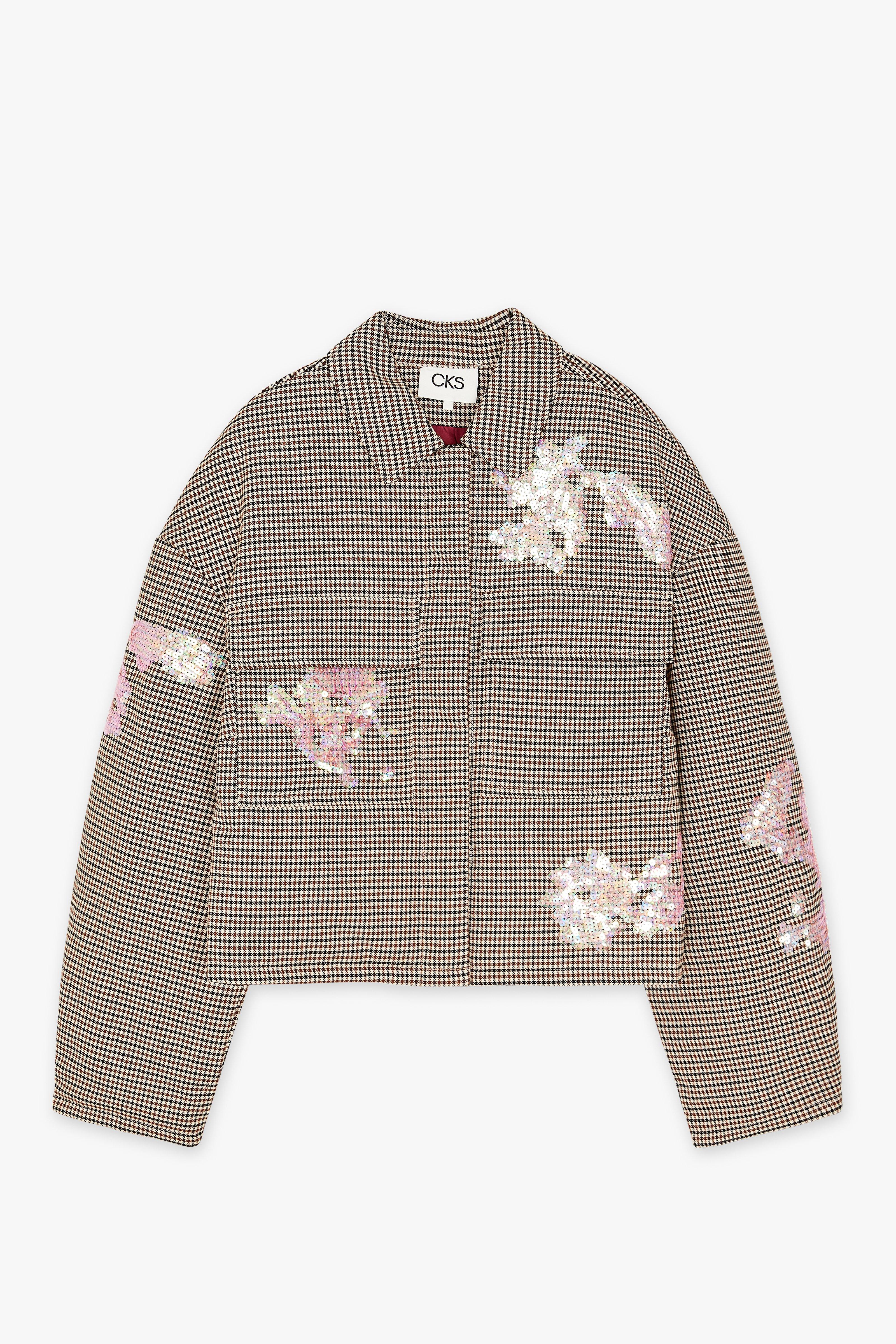 CKS Dames - CAIRA - veste fantaisie - brun clair