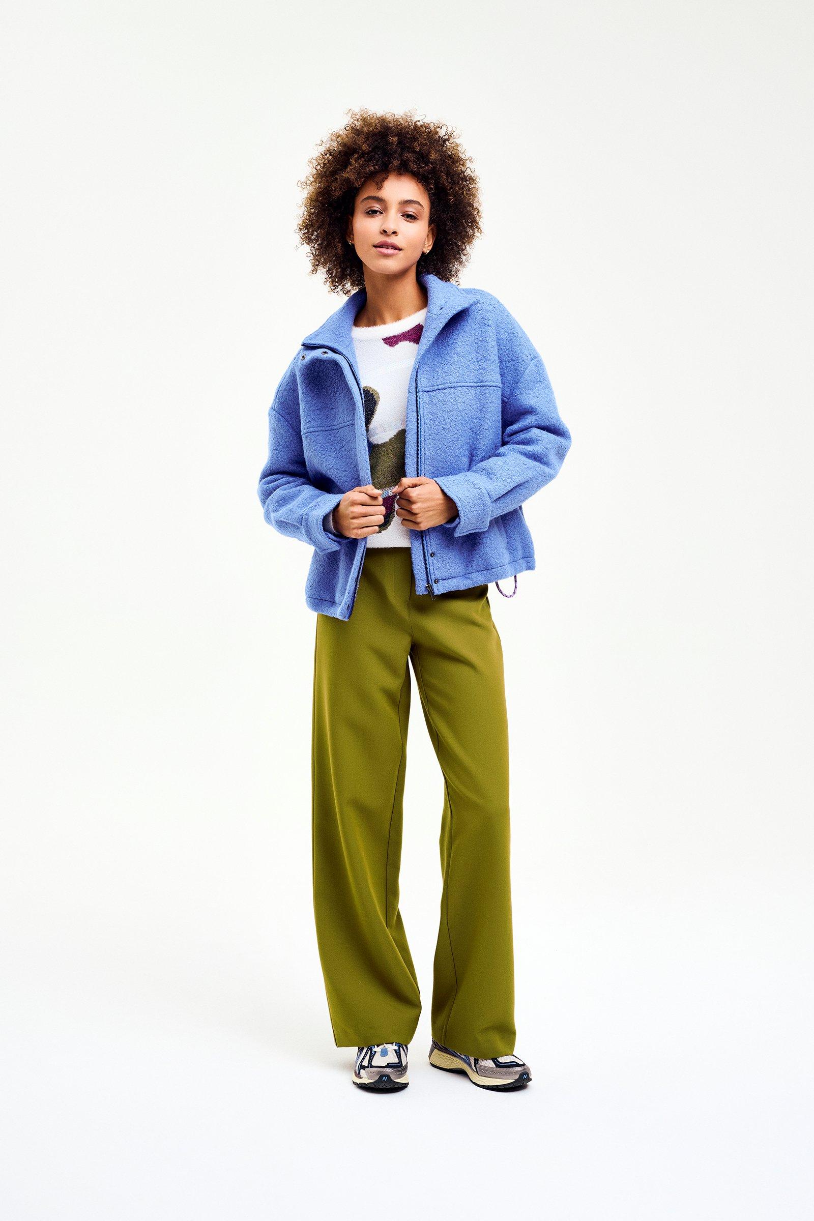 CKS Dames - COME - short coat - blue
