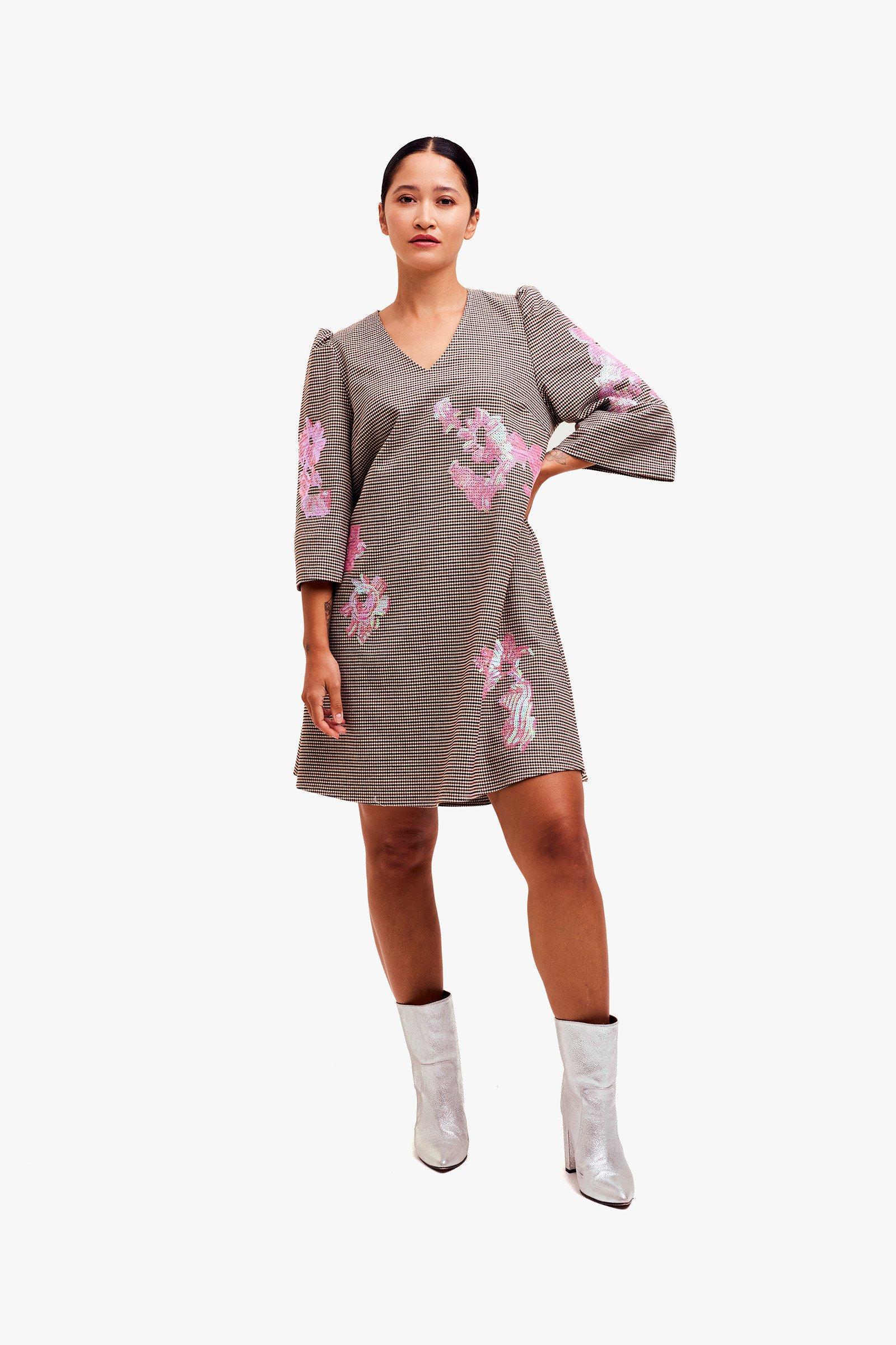 CKS Dames - DELLAN - robe courte - brun clair