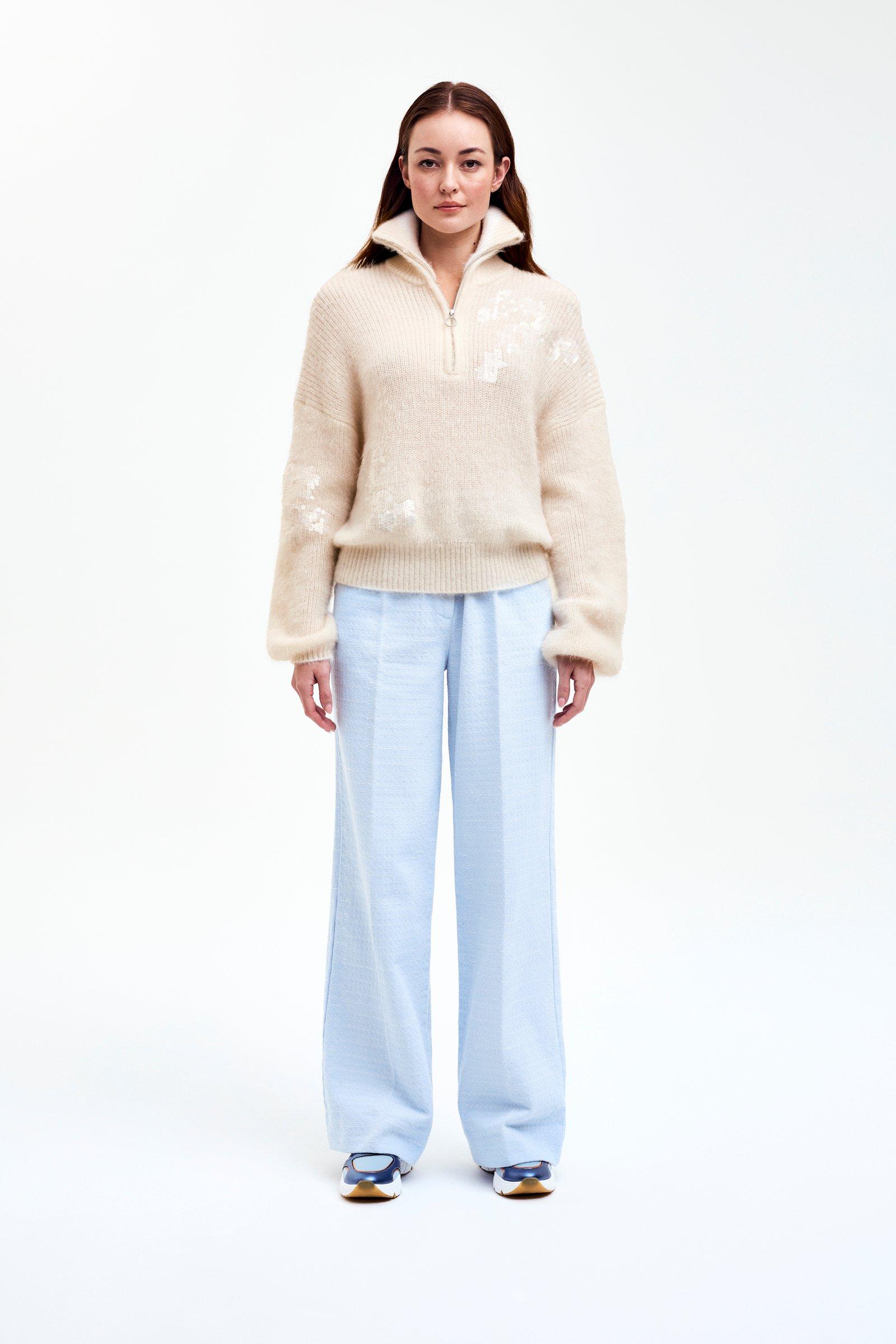 CKS Dames - PARCUS - Pullover - Weiß