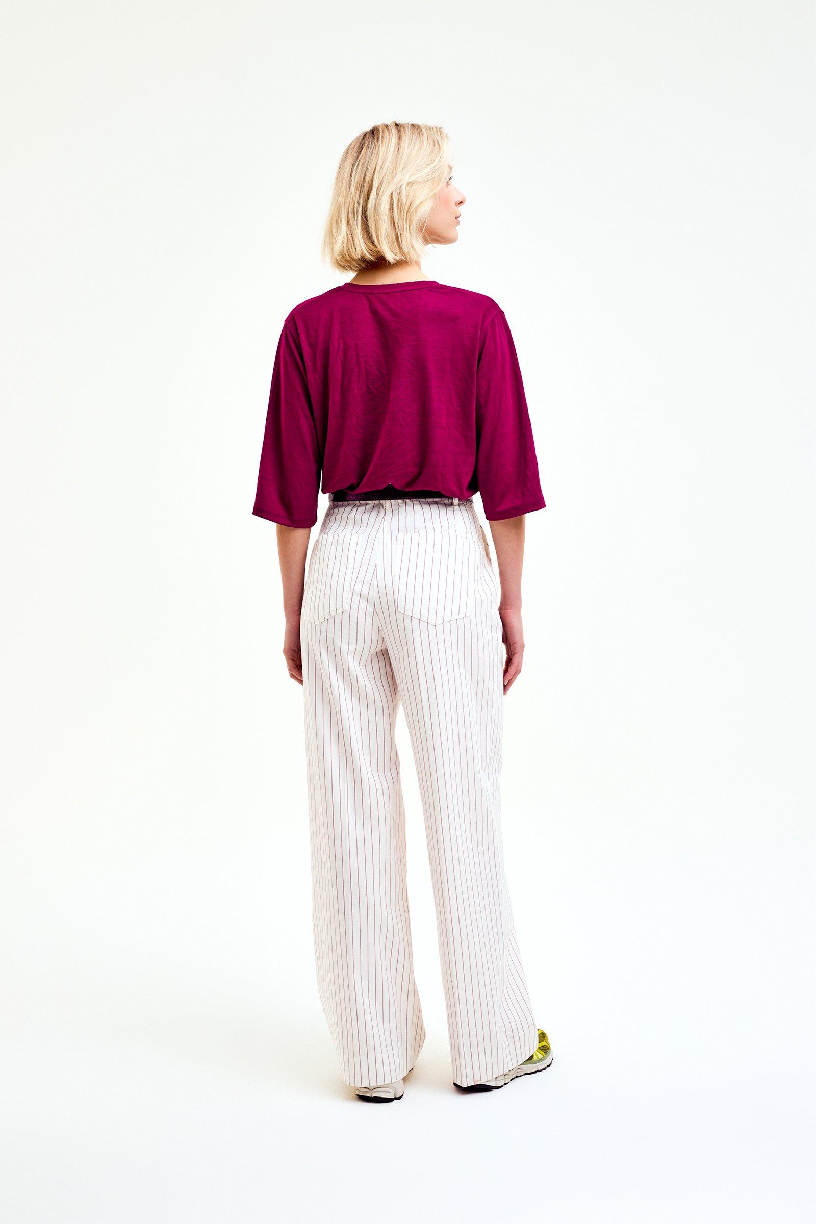 CKS Dames - RODA - pantalon long - blanc