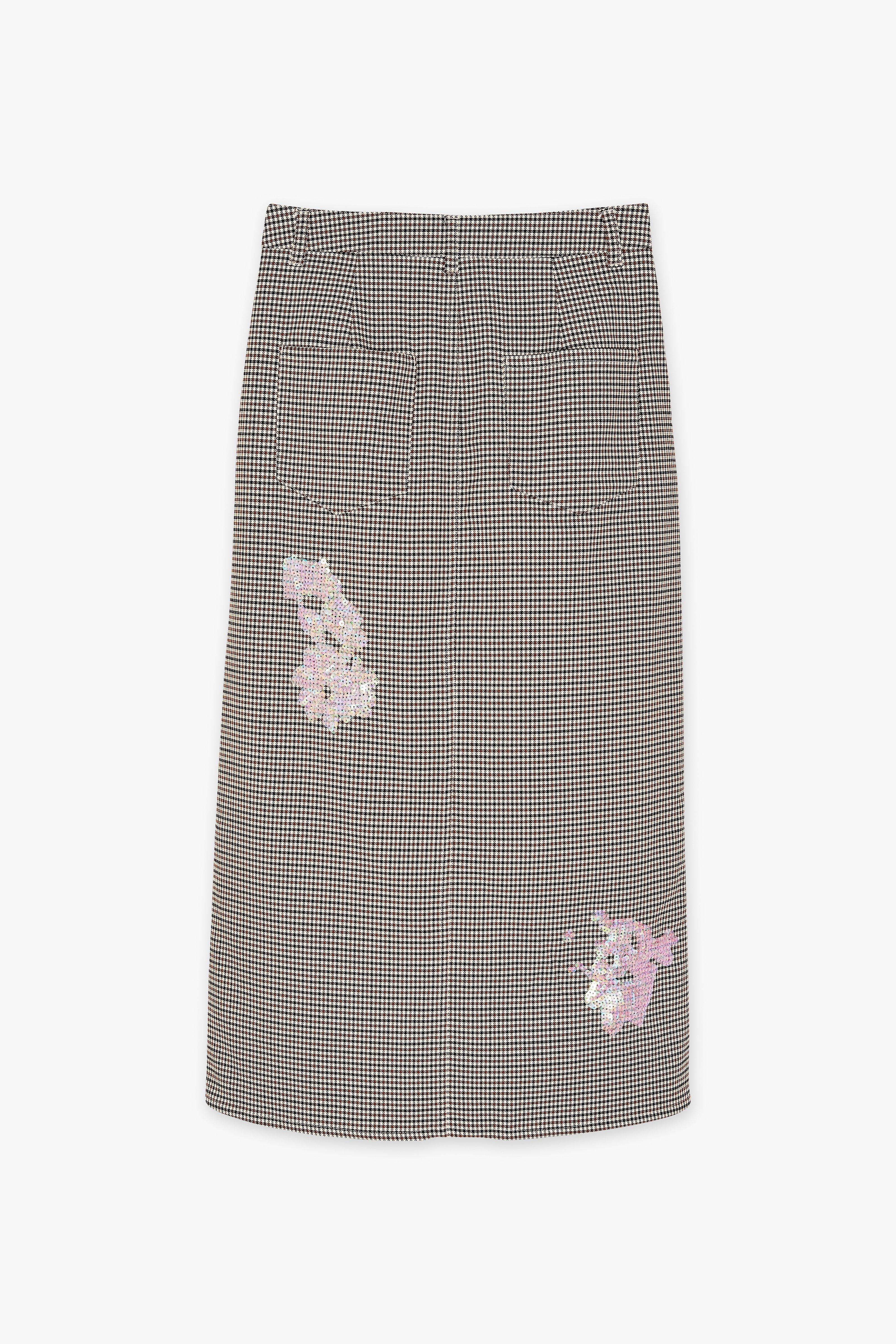CKS Dames - SKIPPY - midi skirt - bright brown