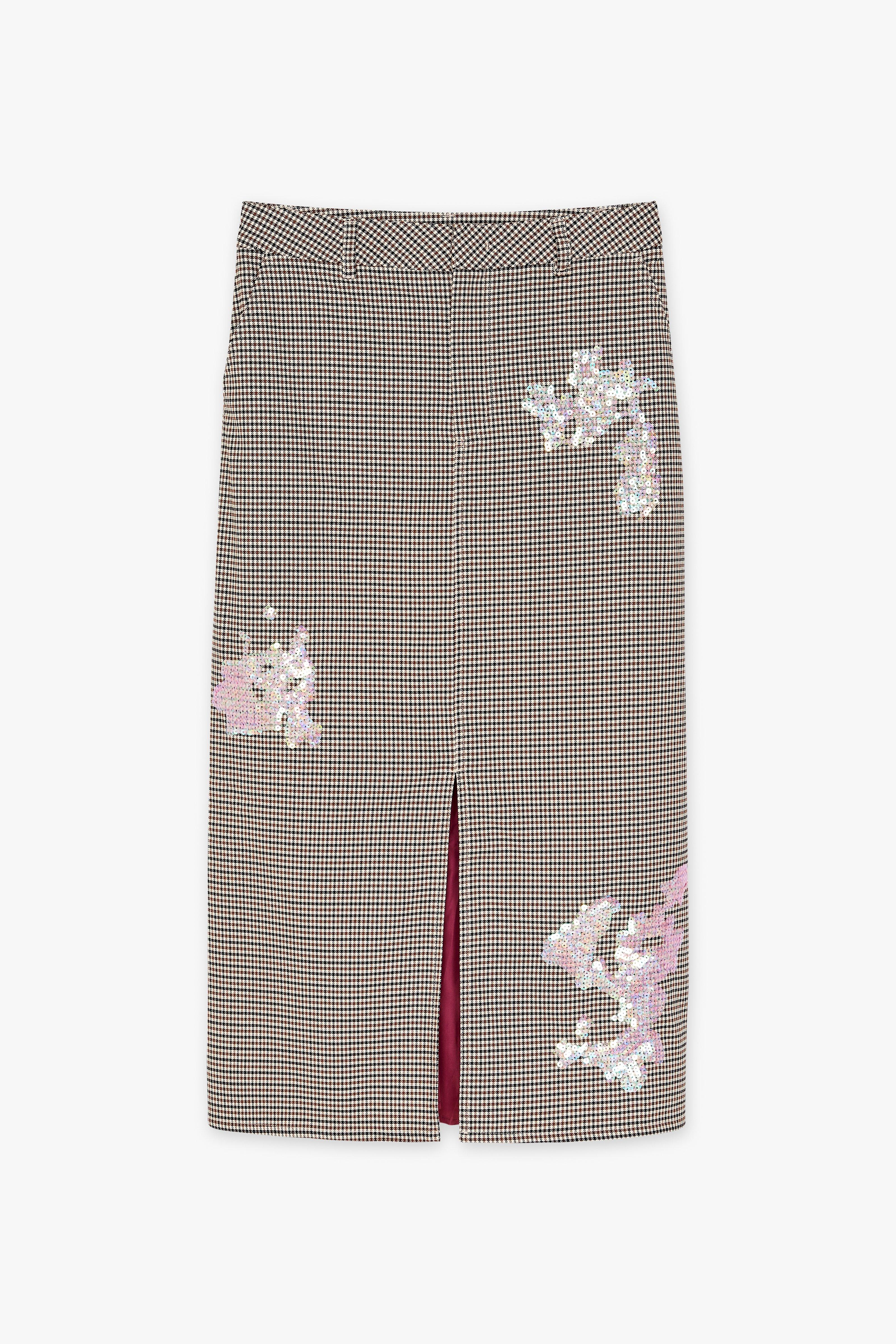 CKS Dames - SKIPPY - midi skirt - bright brown