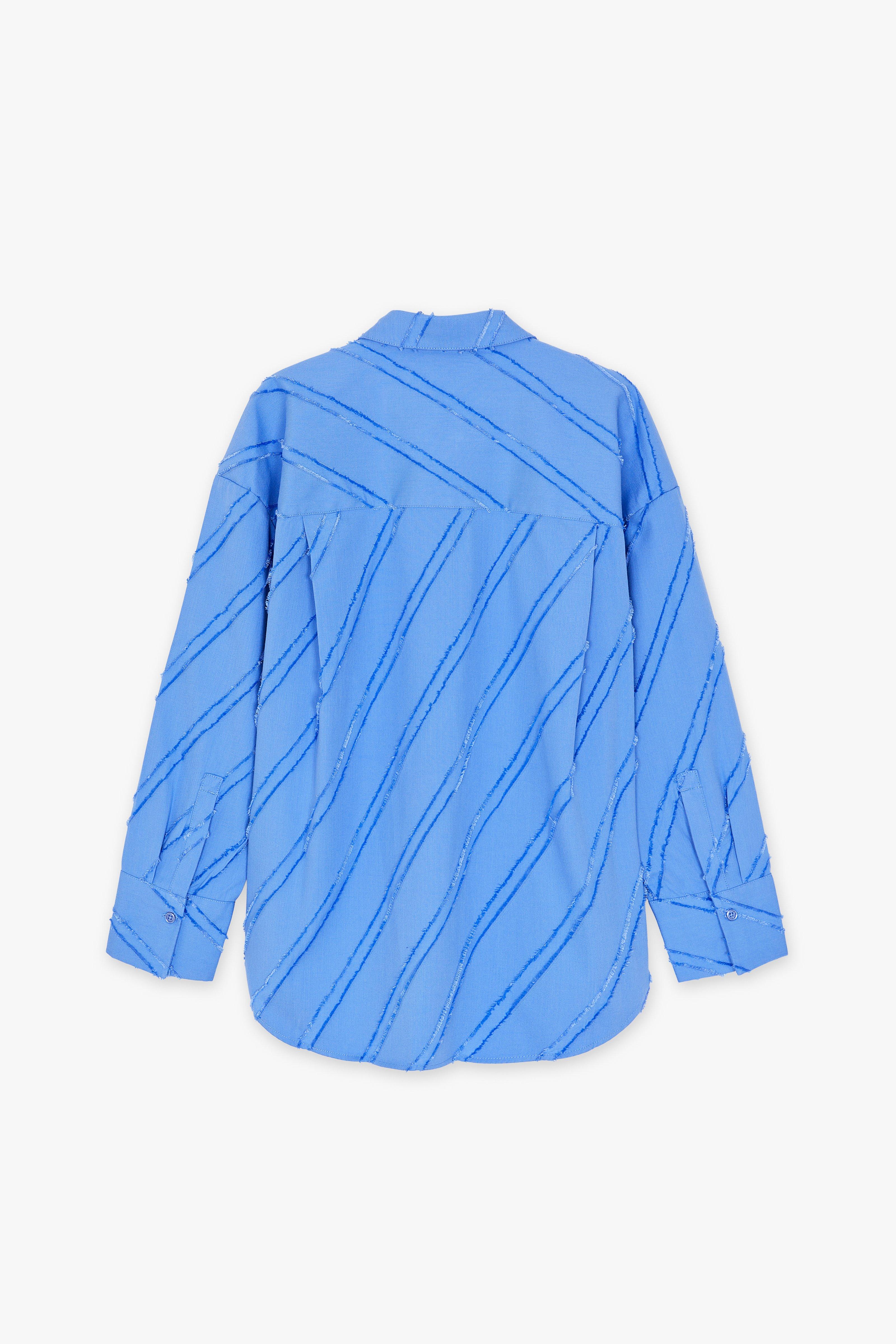 CKS Dames - SUPERS - blouse korte mouwen - blauw