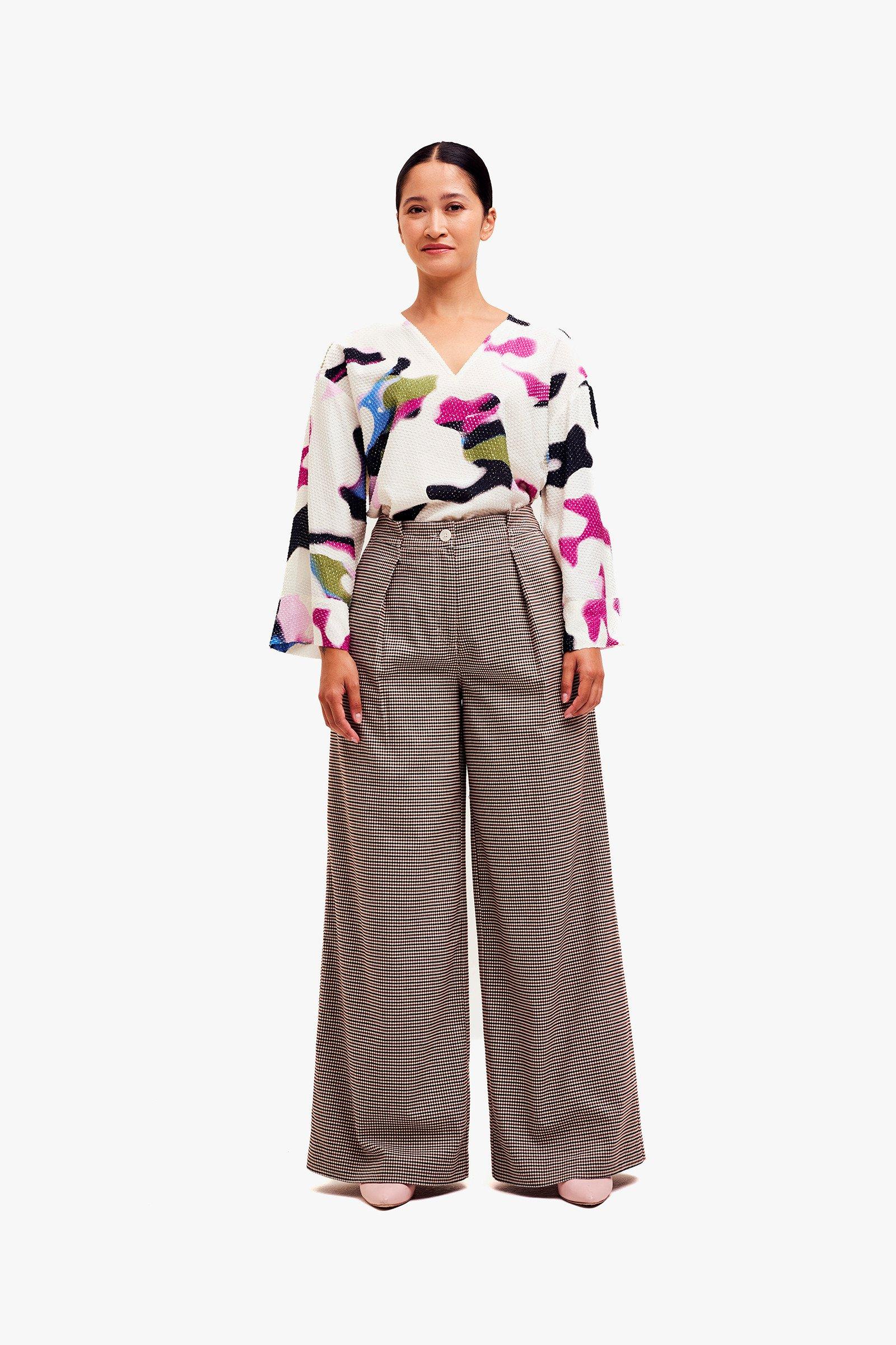 CKS Dames - TROUBLE - long trouser - bright brown