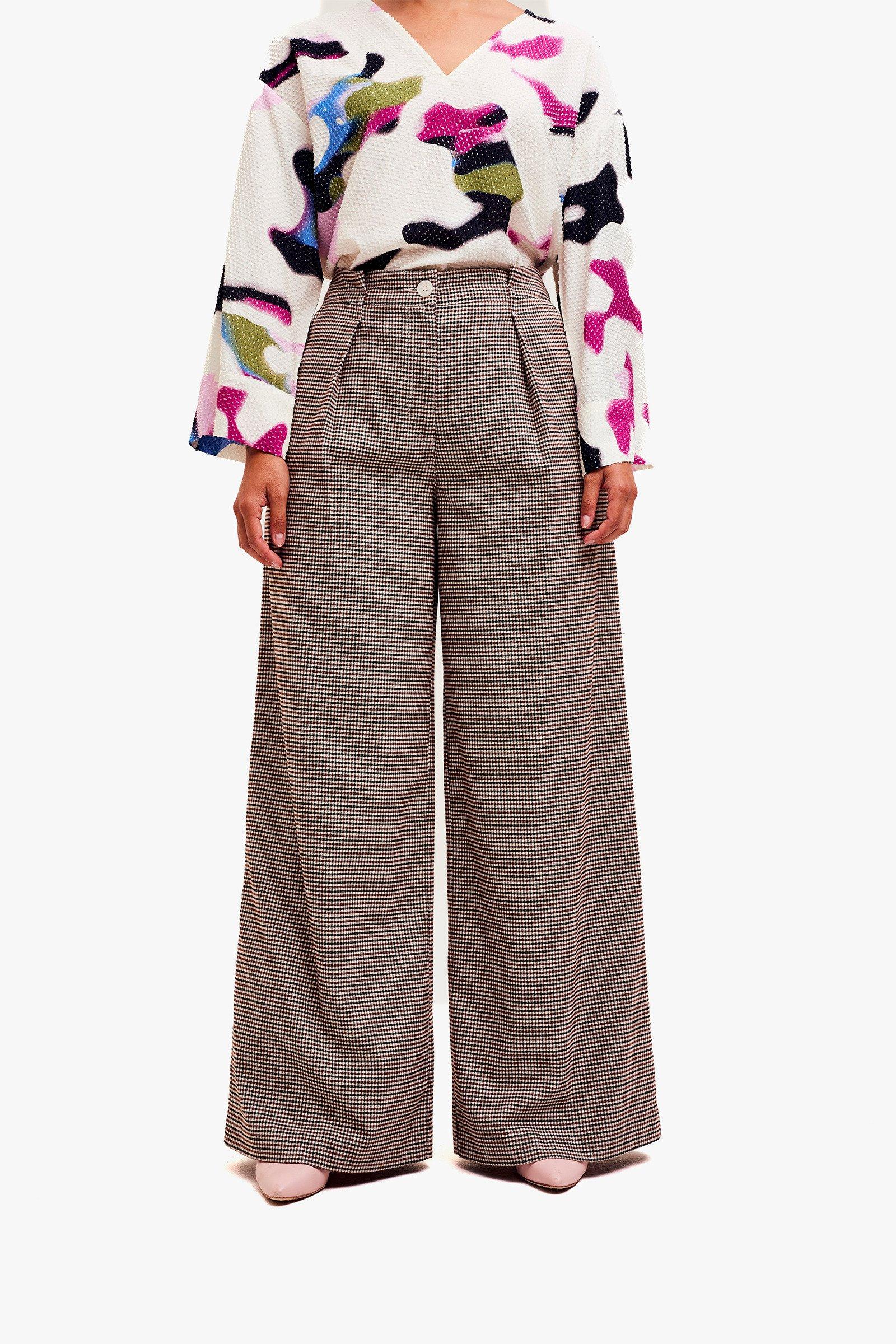 CKS Dames - TROUBLE - lange broek - lichtbruin