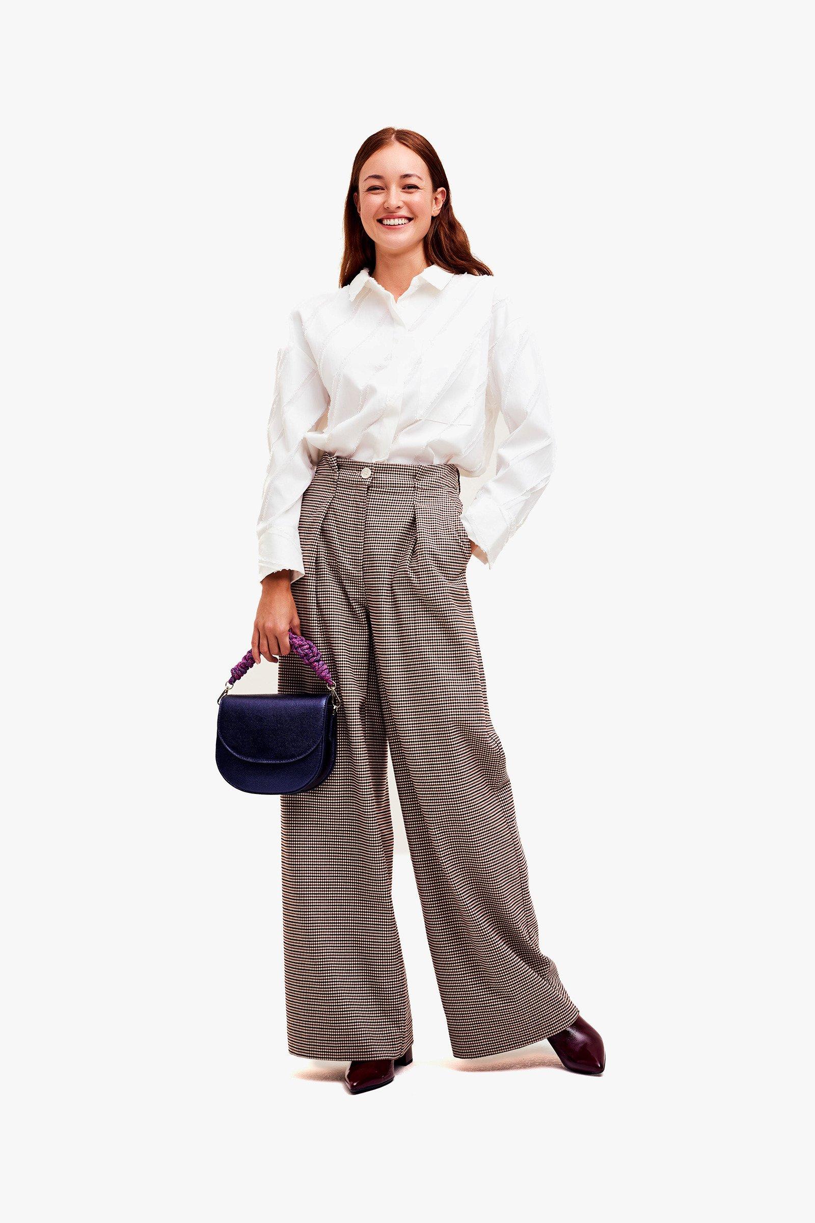 CKS Dames - TROUBLE - pantalon long - brun clair