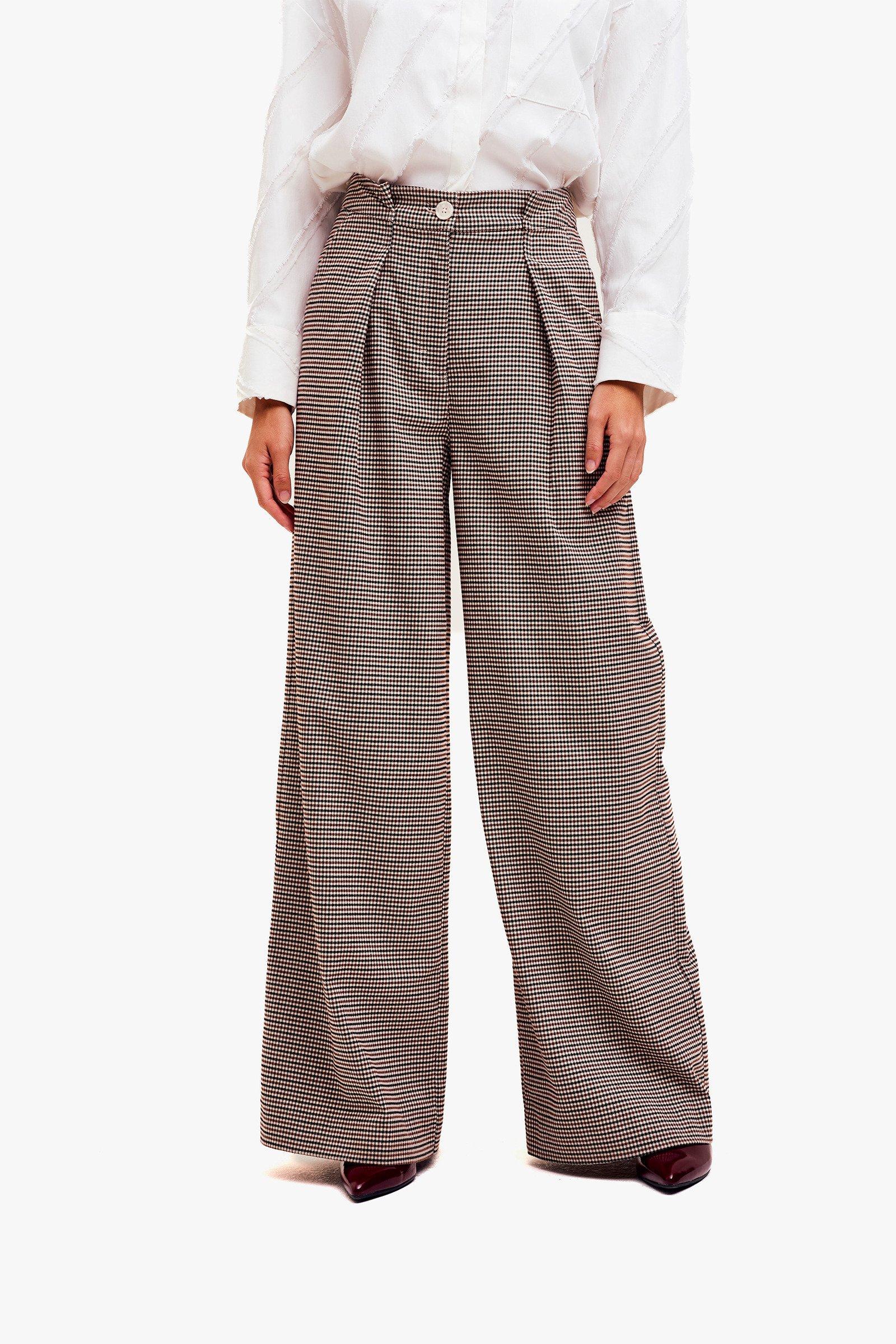 CKS Dames - TROUBLE - lange broek - lichtbruin