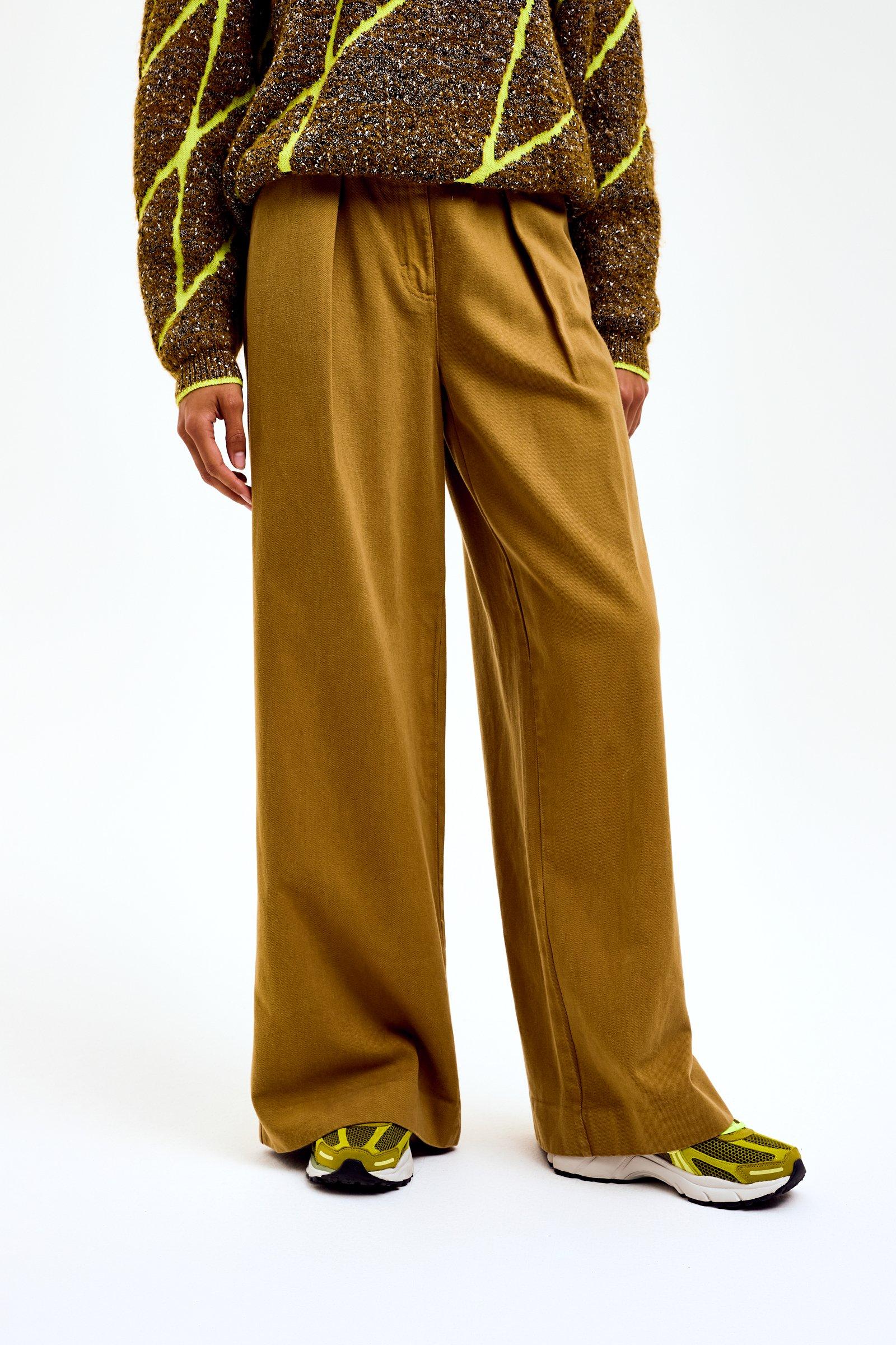 CKS Dames - TROUBLE - long trouser - brown