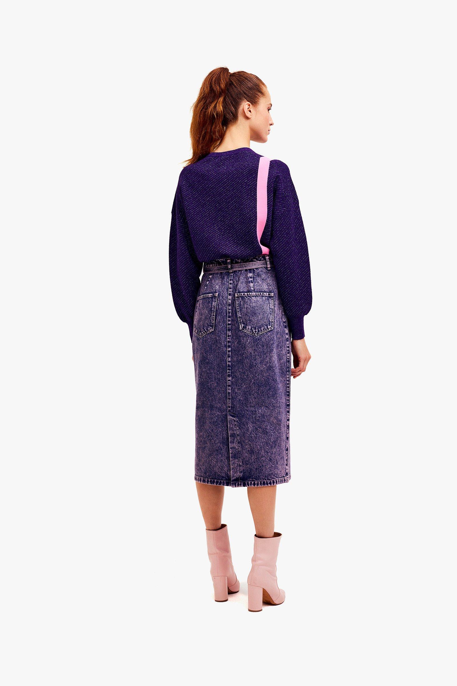CKS Dames - COLISH - Strickjacke - Violett