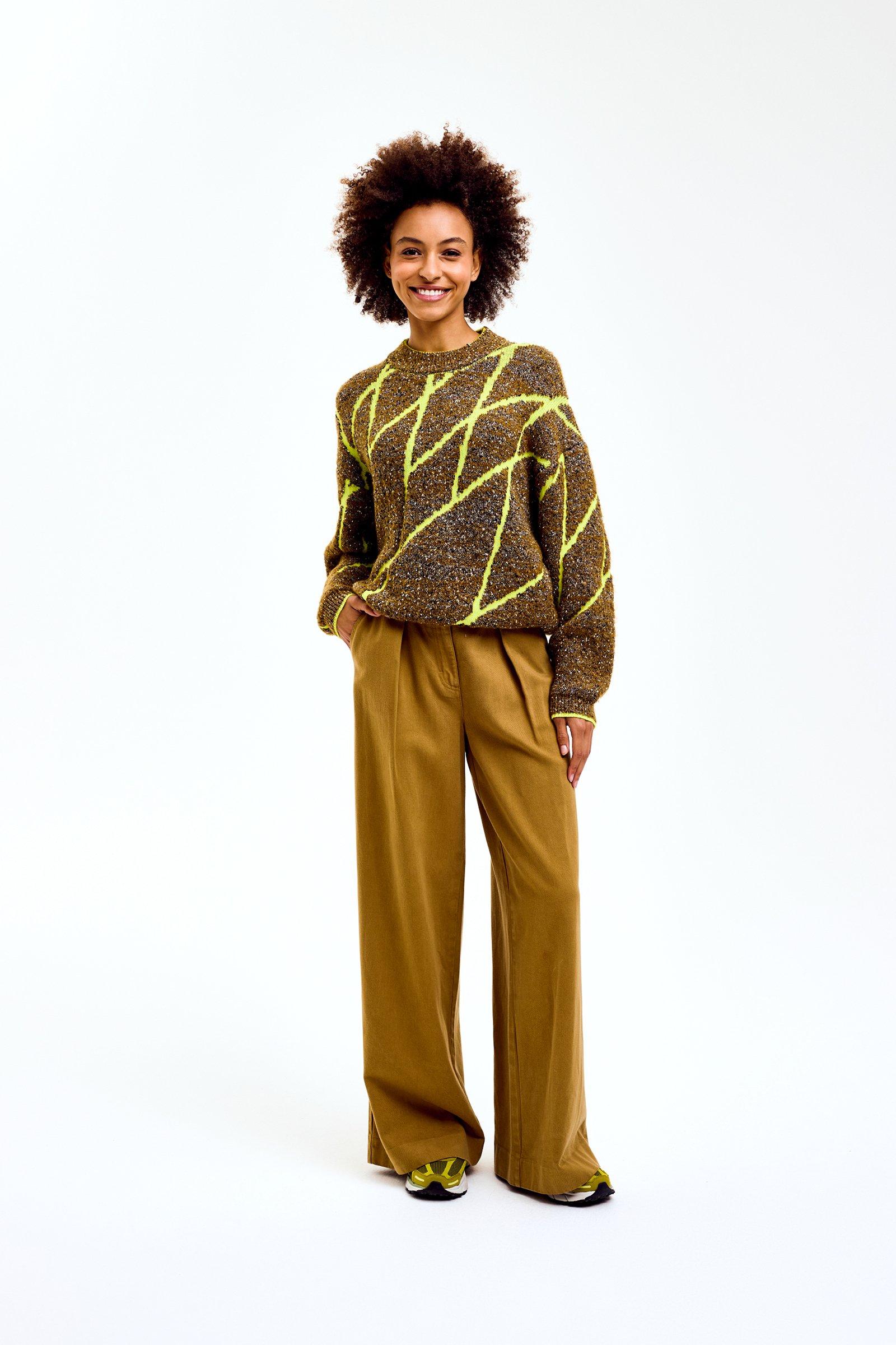 CKS Dames - POWERED - pullover - brun