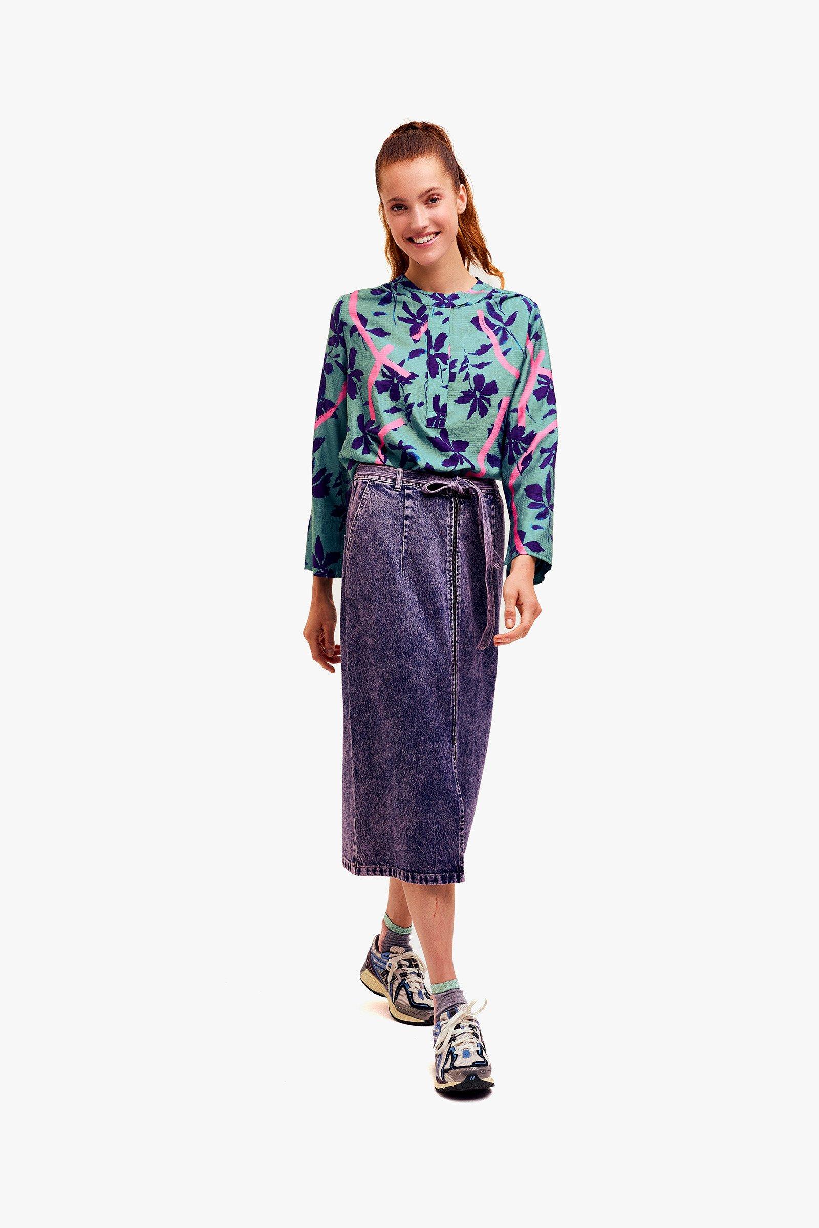 CKS Dames - SALEDO - blouse short sleeves - dark green