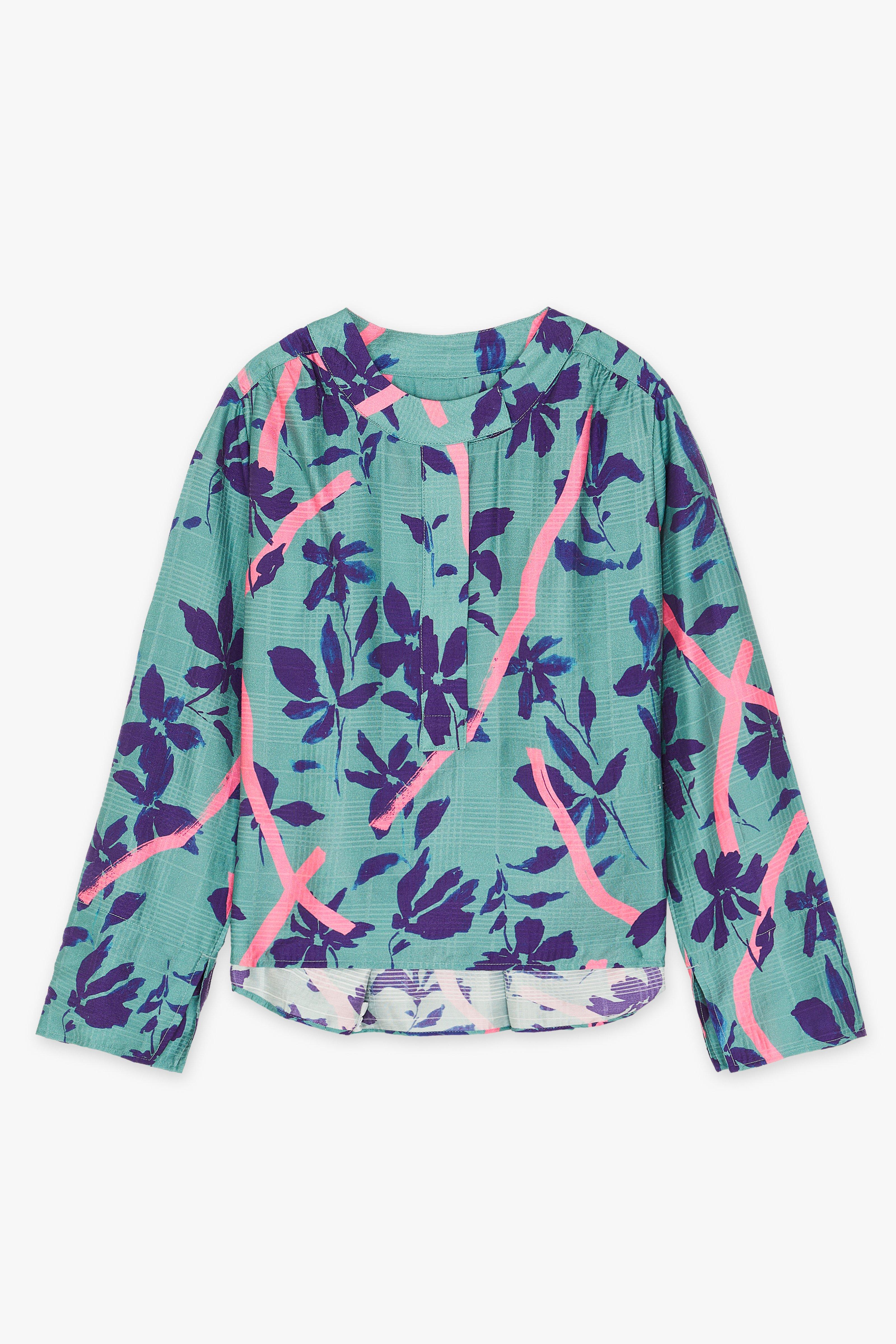 CKS Dames - SALEDO - blouse korte mouwen - khaki