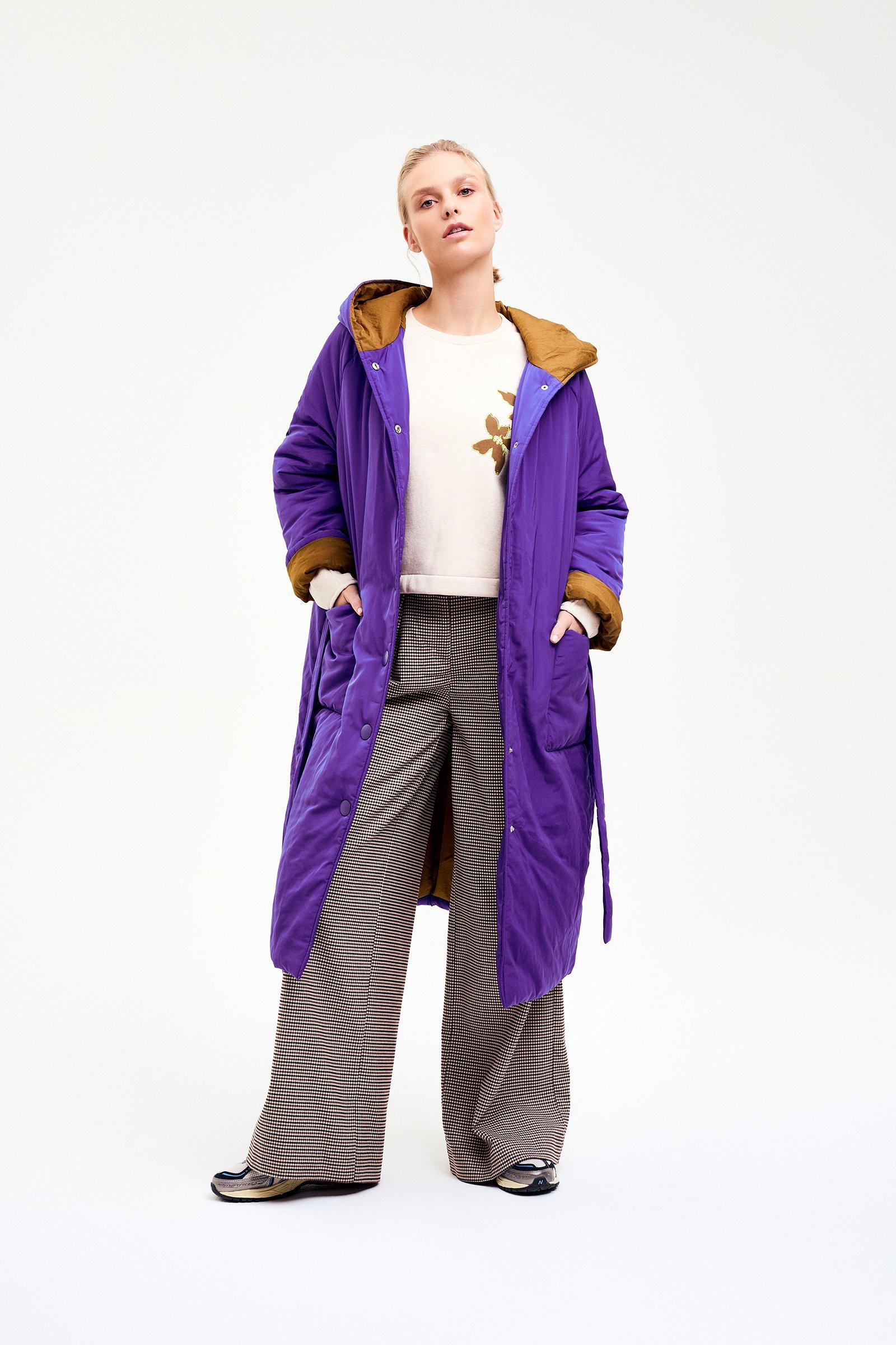 CKS Dames - COVER - blouson long - violet