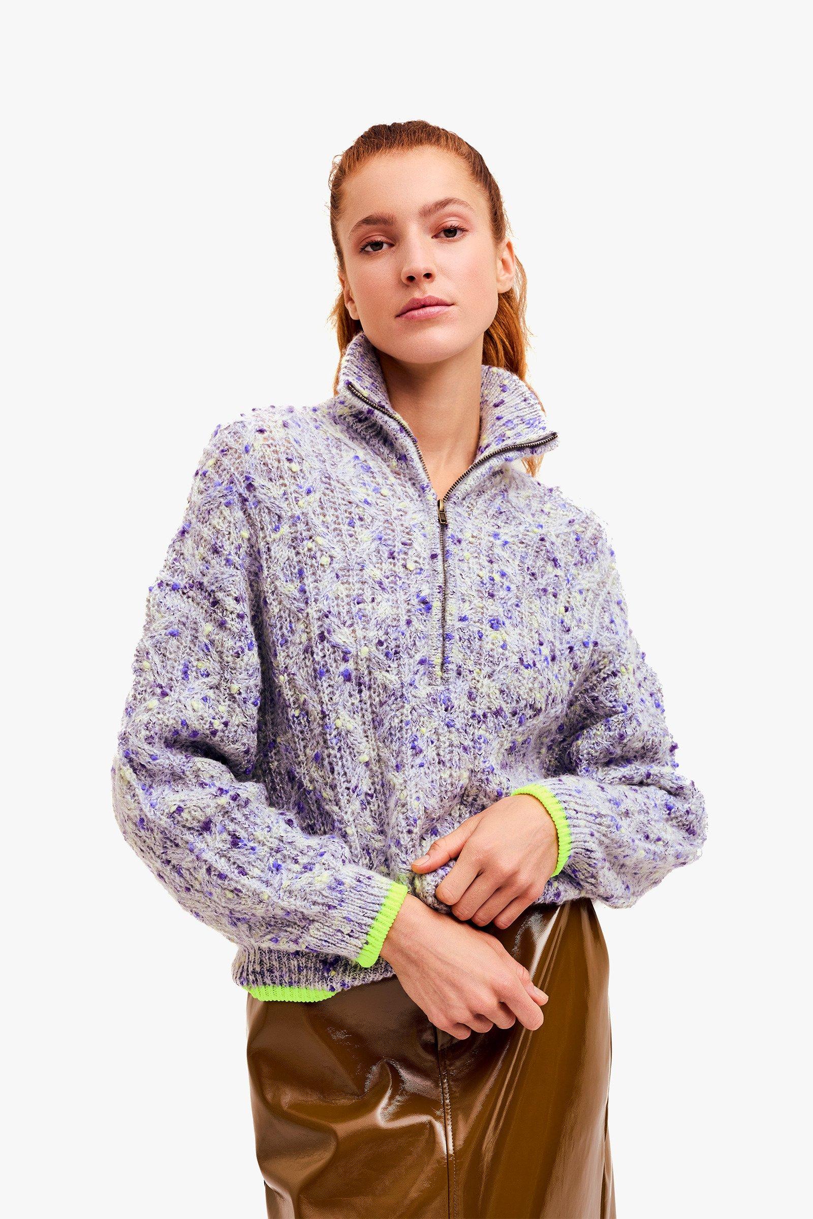 CKS Dames - PONGO - Pullover - Hellgrau