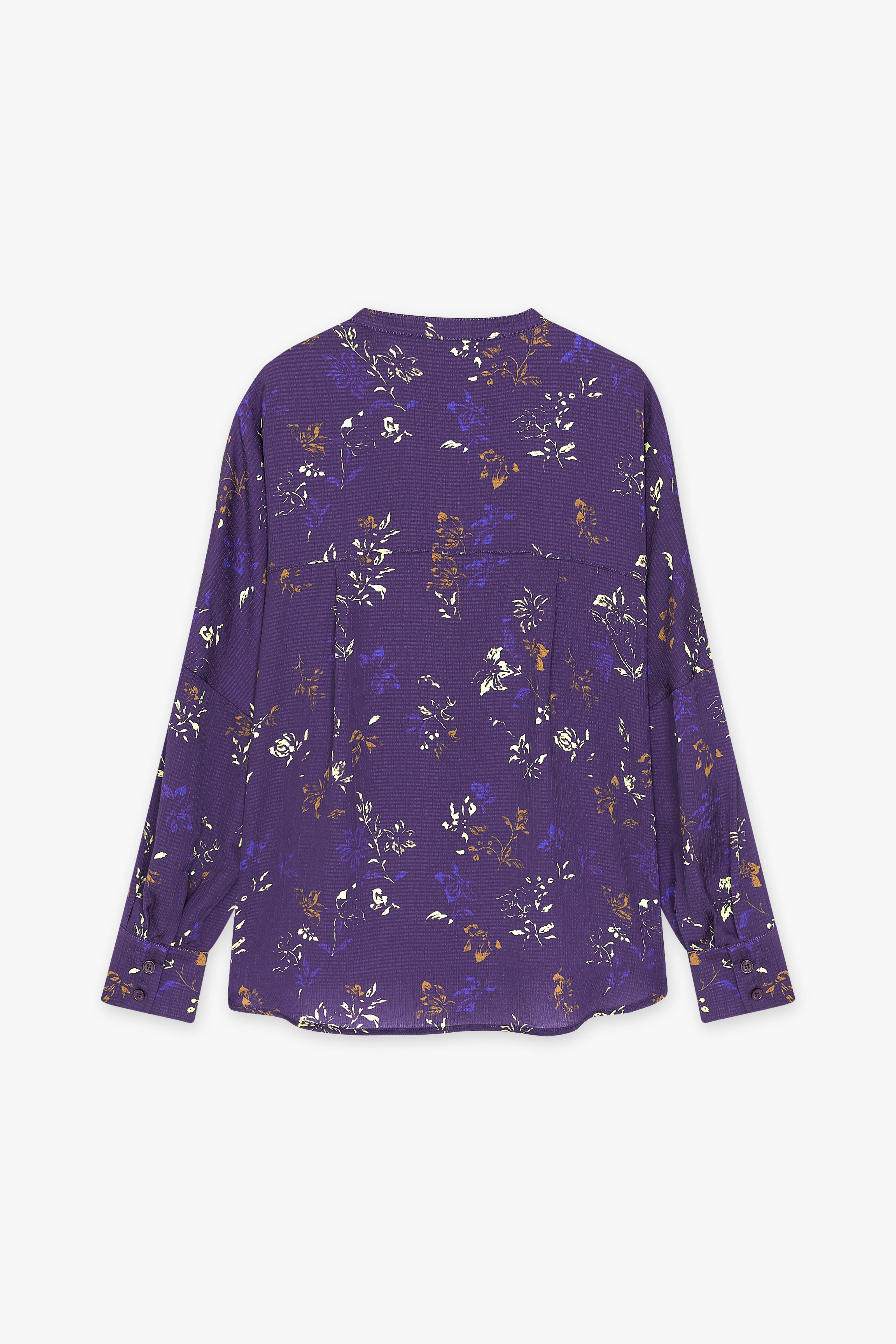 CKS Dames - JAZNA - blouse korte mouwen - paars