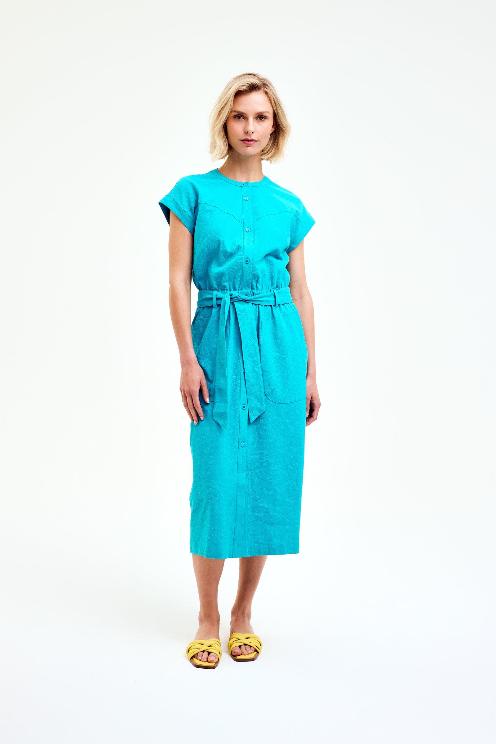 CKS Dames - DIVINE - robe midi - khaki