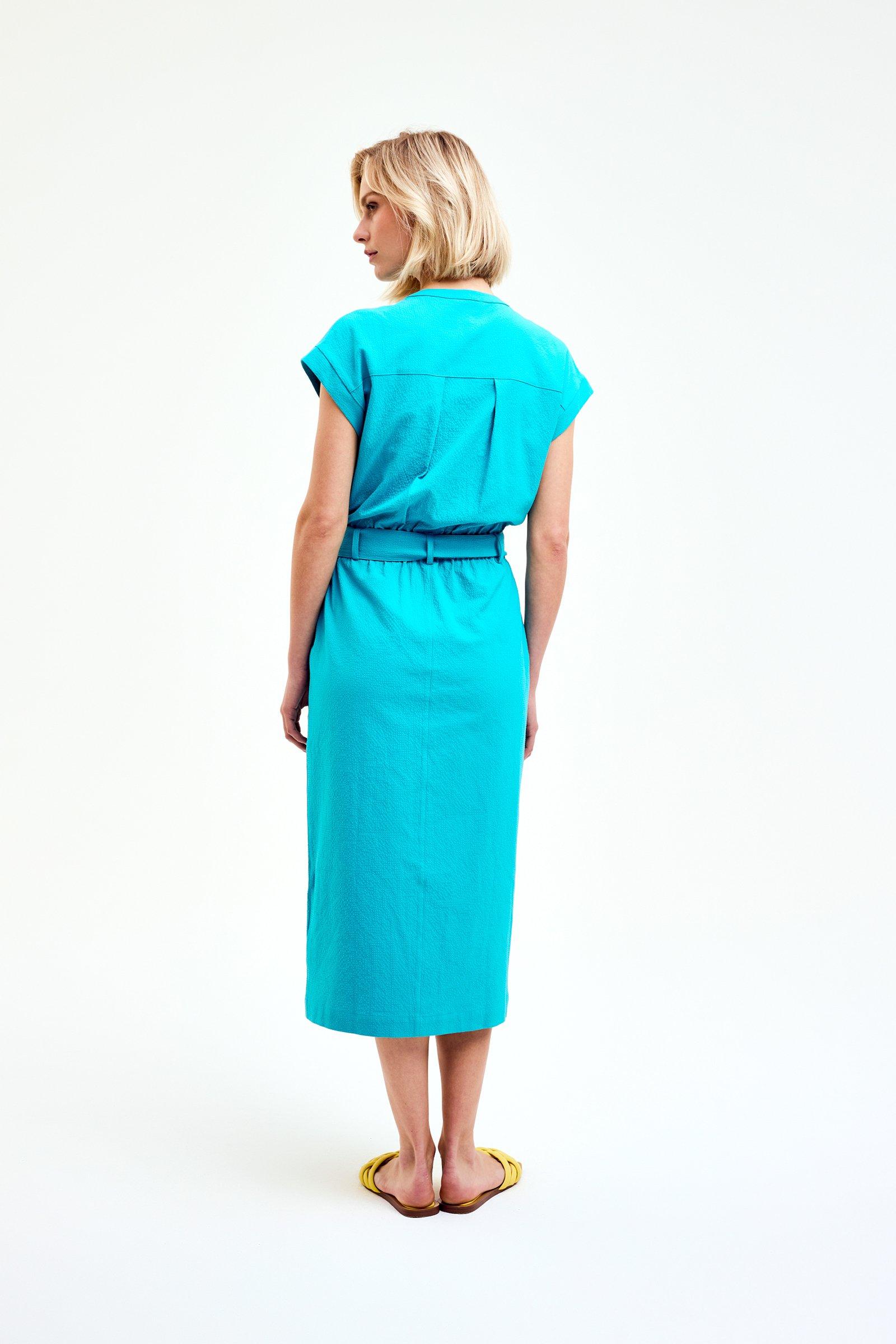 CKS Dames - DIVINE - Midi-Kleid - Grün