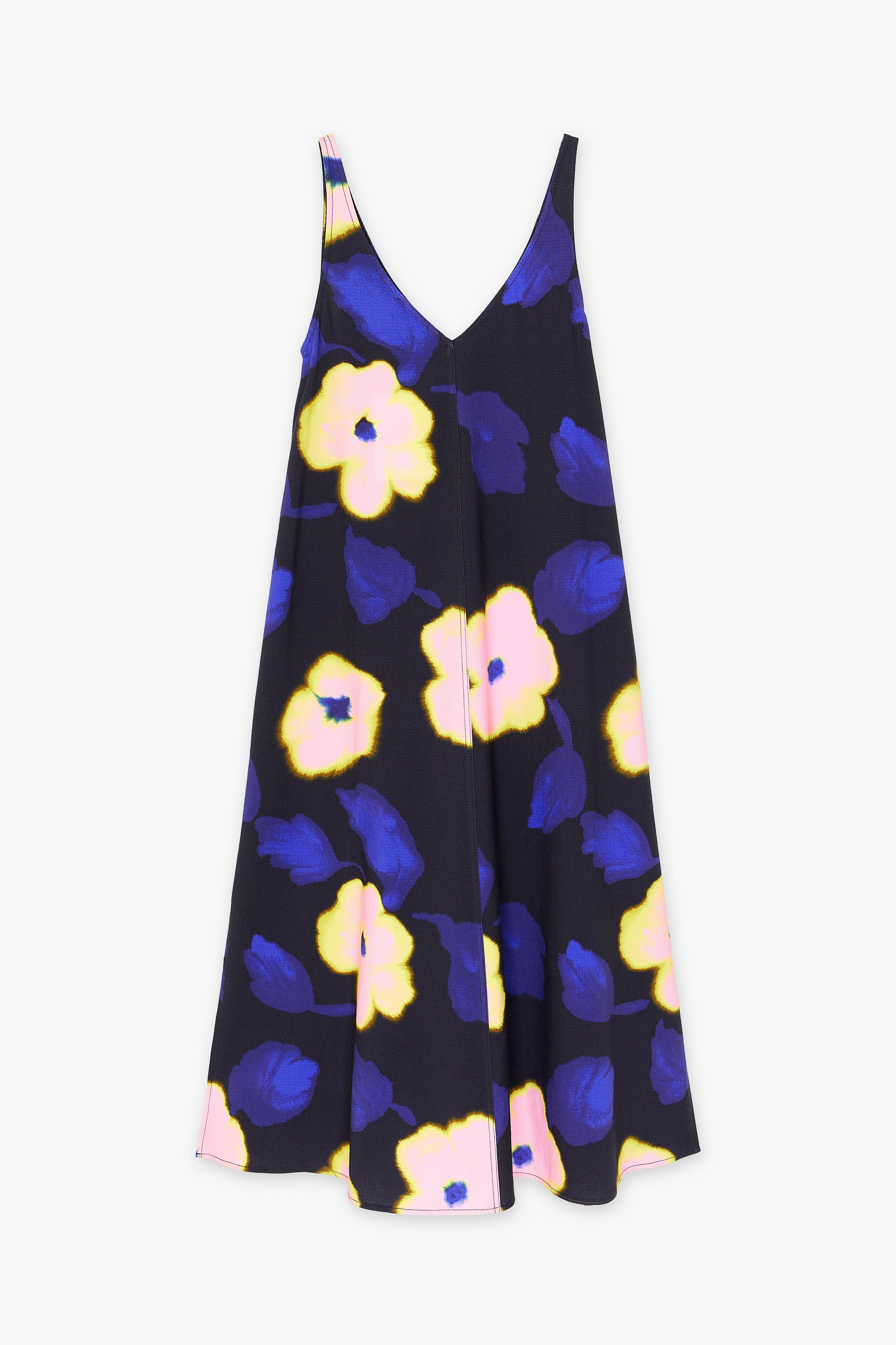 CKS Dames - NESPIAM - Langes Kleid - Blau