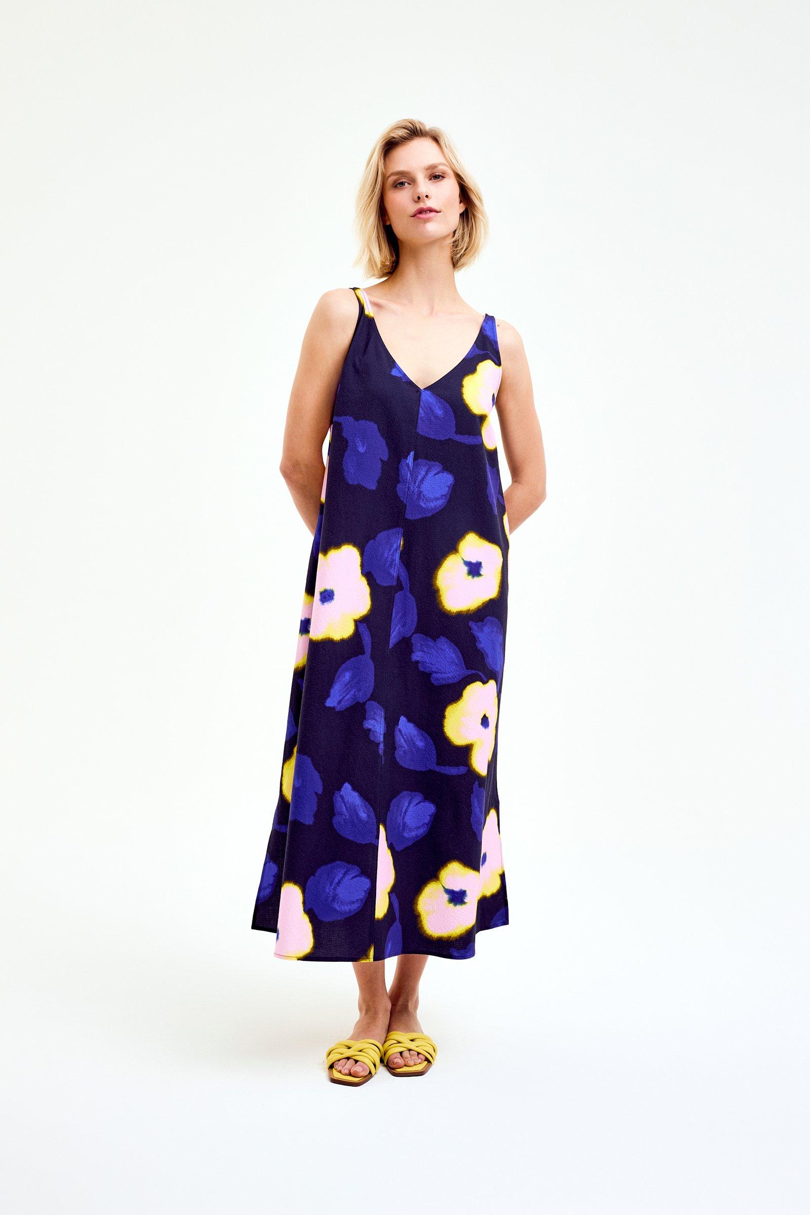 CKS Dames - NESPIAM - long dress - blue