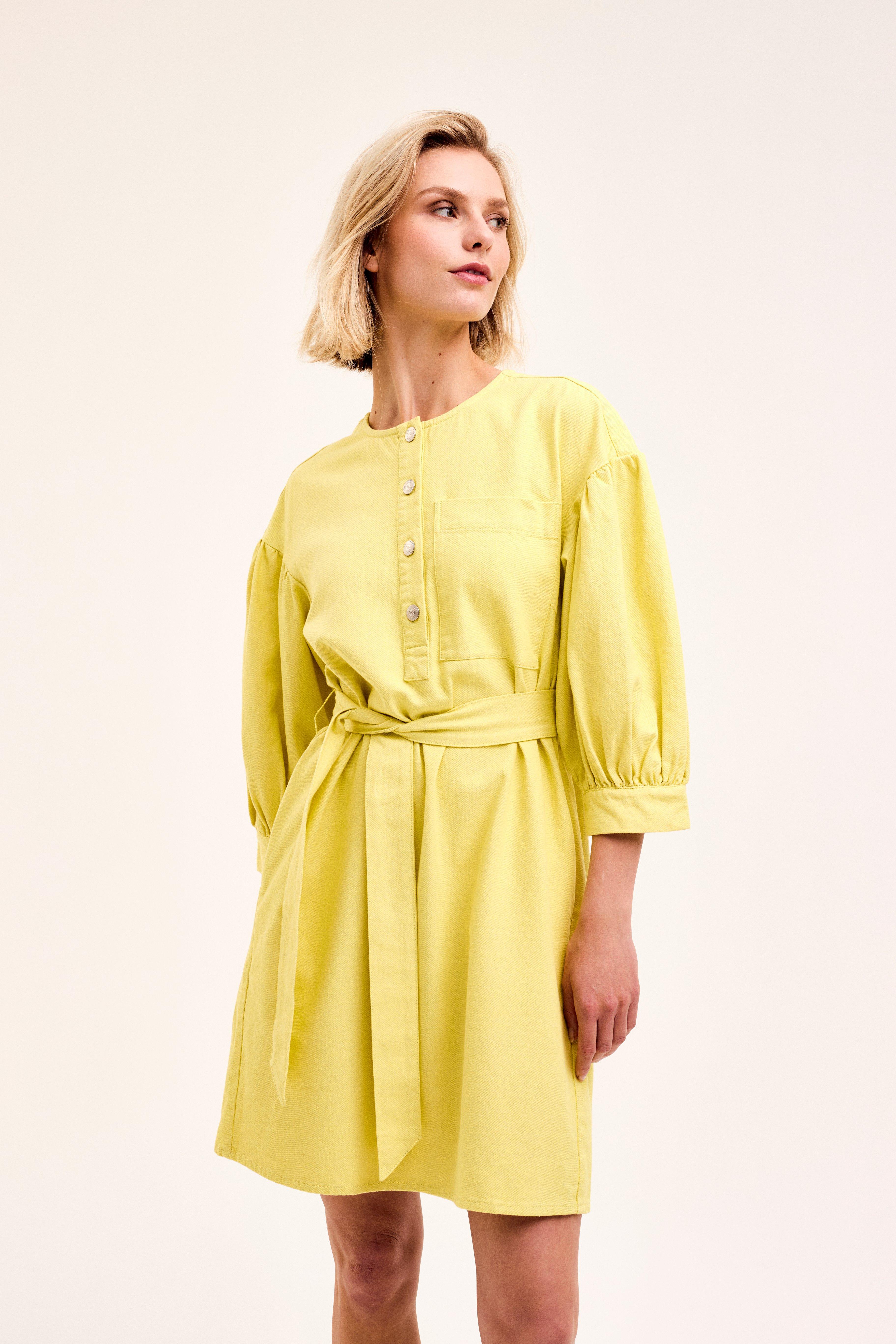 CKS Dames - IVAZ - short dress - light yellow