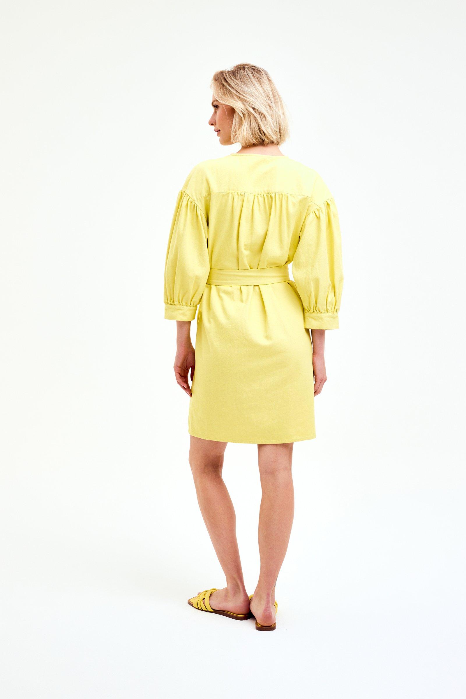 CKS Dames - IVAZ - short dress - light yellow