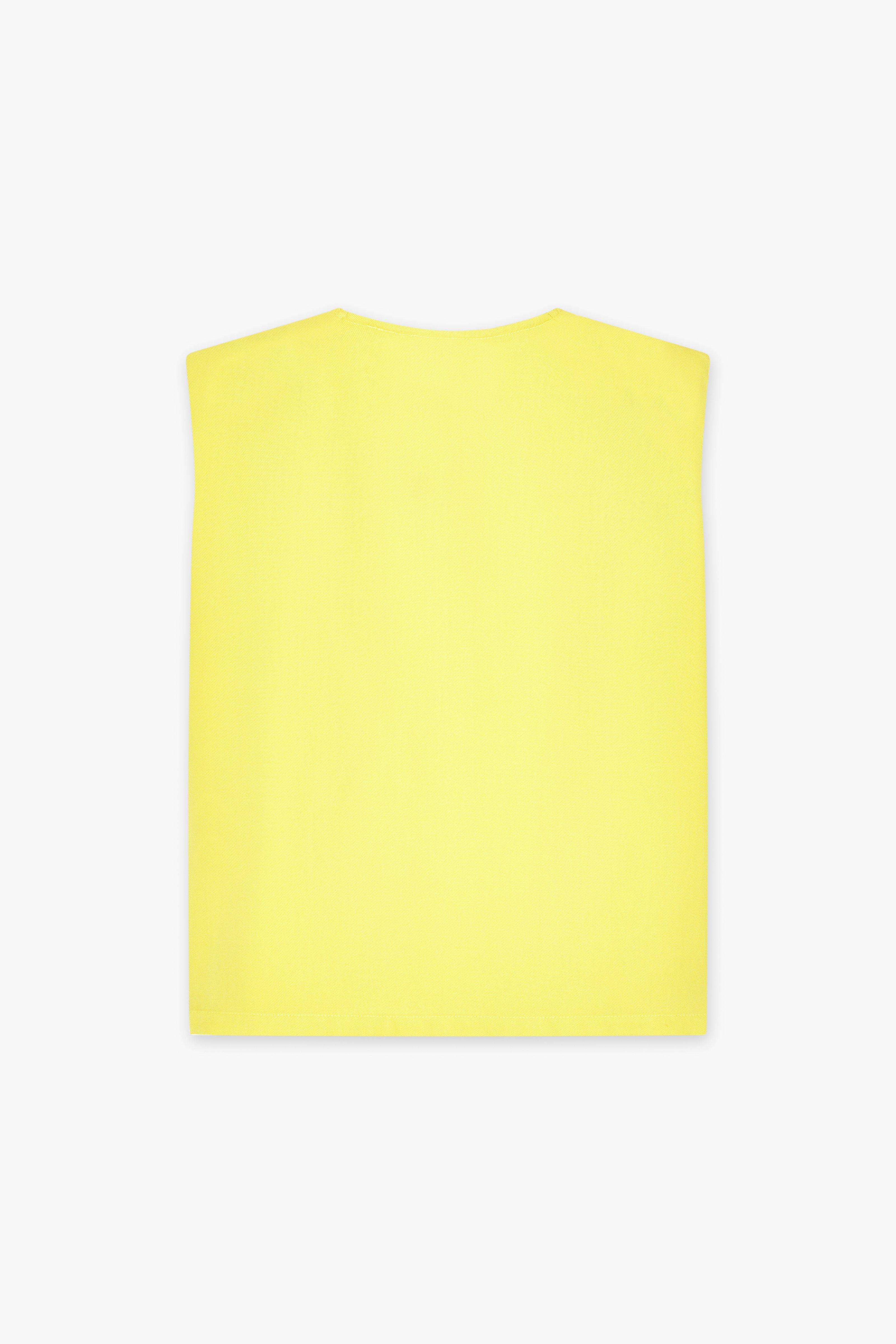 CKS Dames - SINDA - blouse half-length sleeves - light yellow