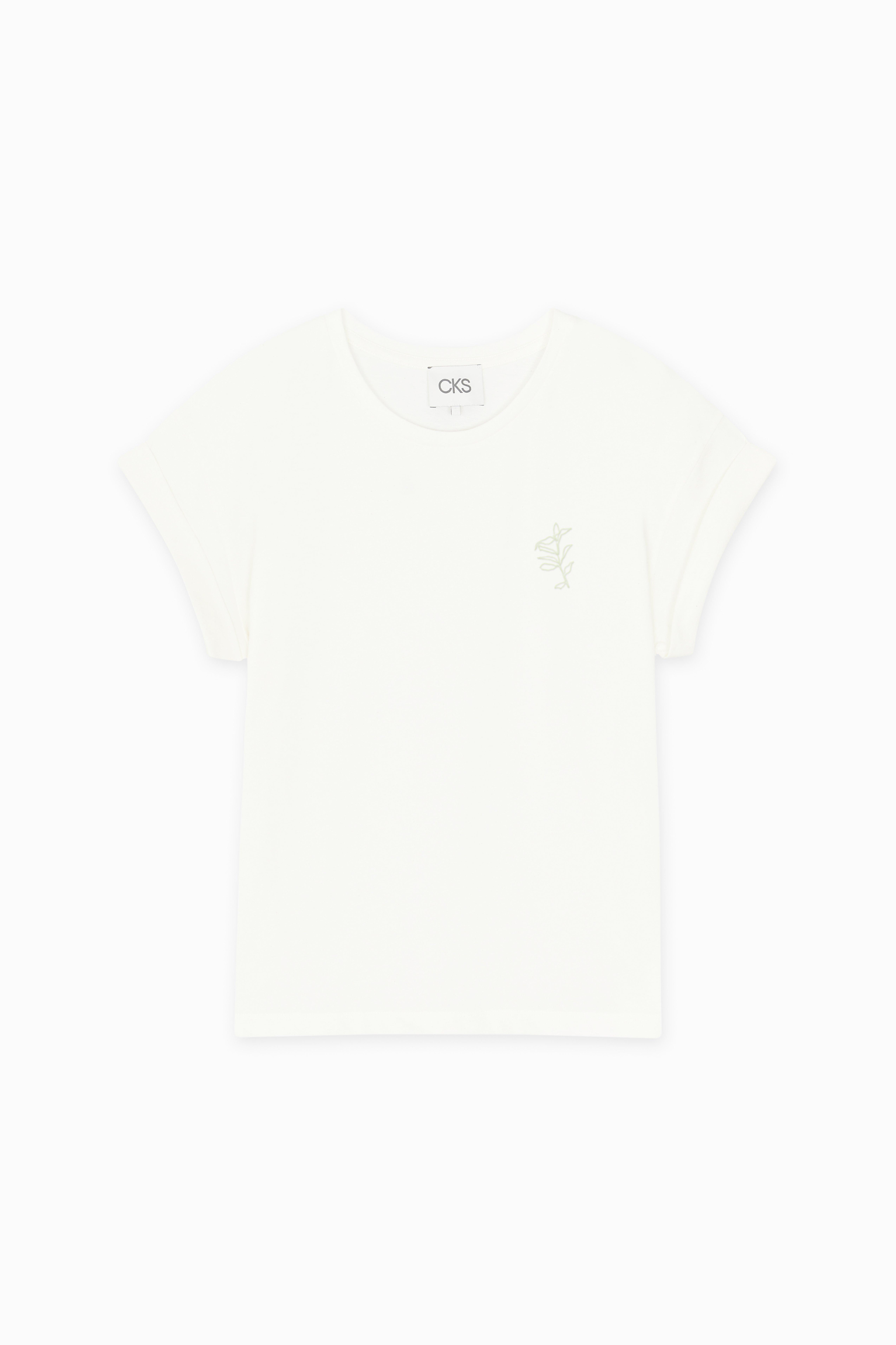 CKS Dames - JUNAPL - T-Shirt Kurzarm - Hellbeige