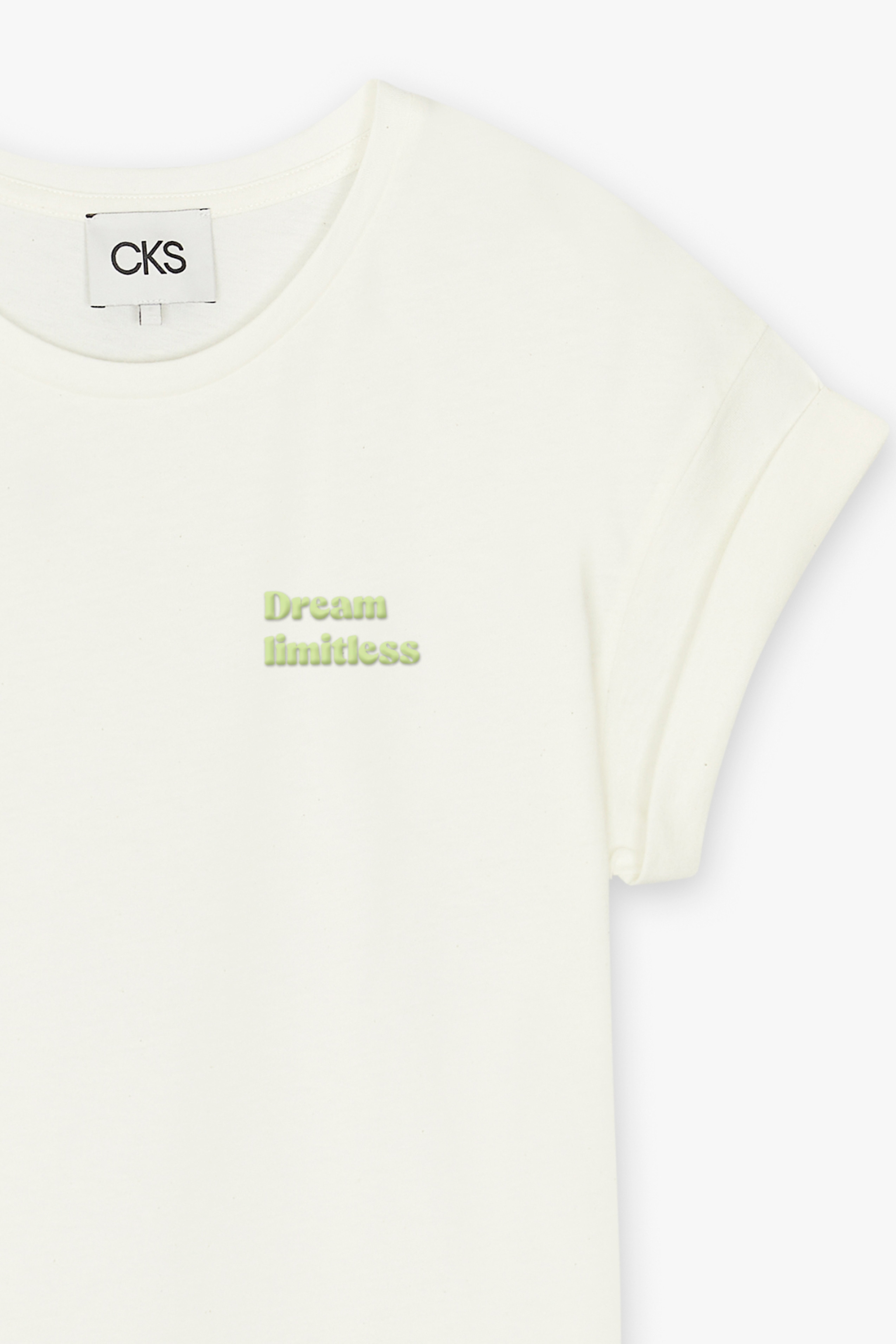 CKS Dames - JUNADR - t-shirt short sleeves - light beige
