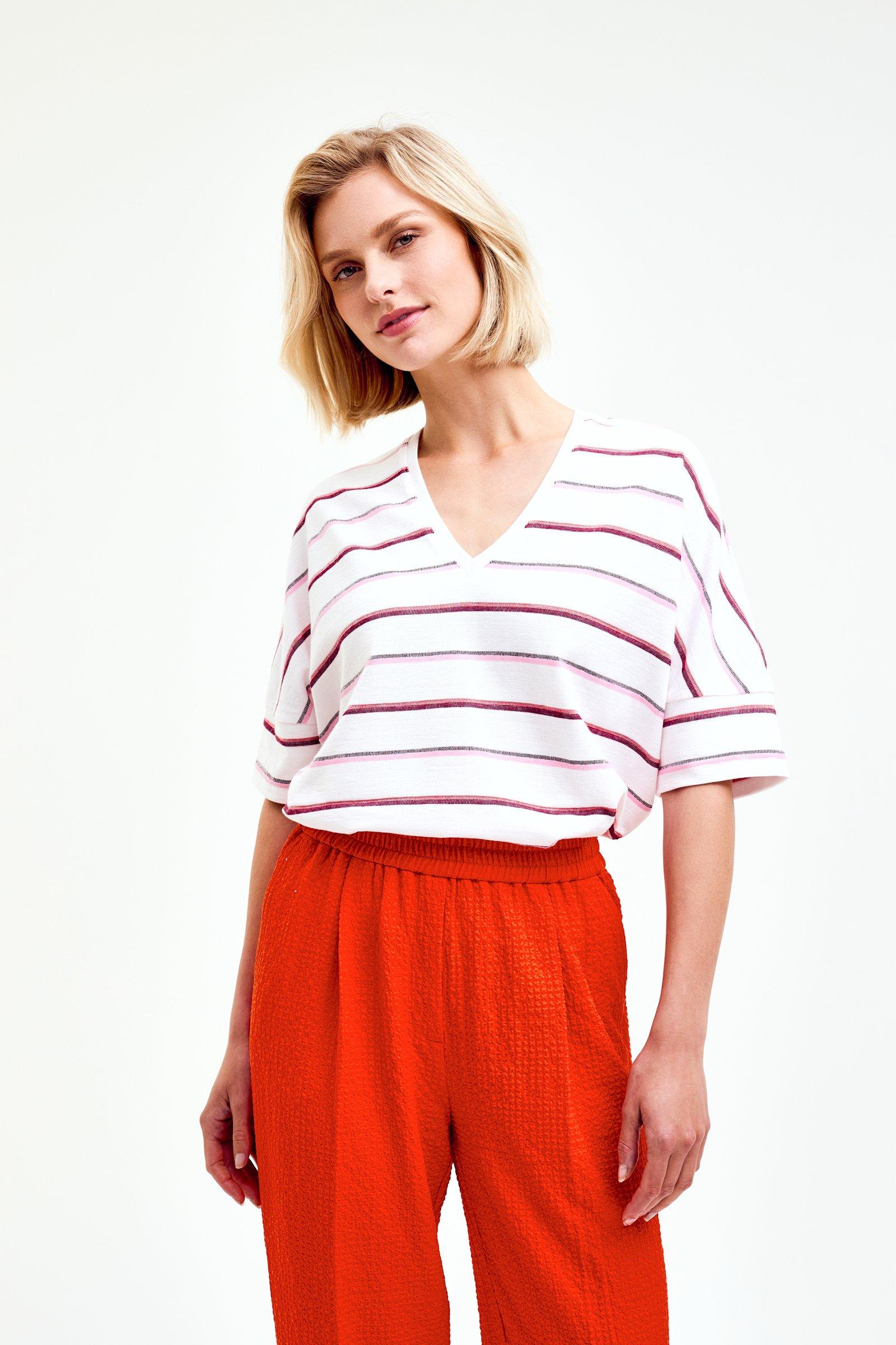 CKS Dames - ELDODEEP - t-shirt short sleeves - light beige