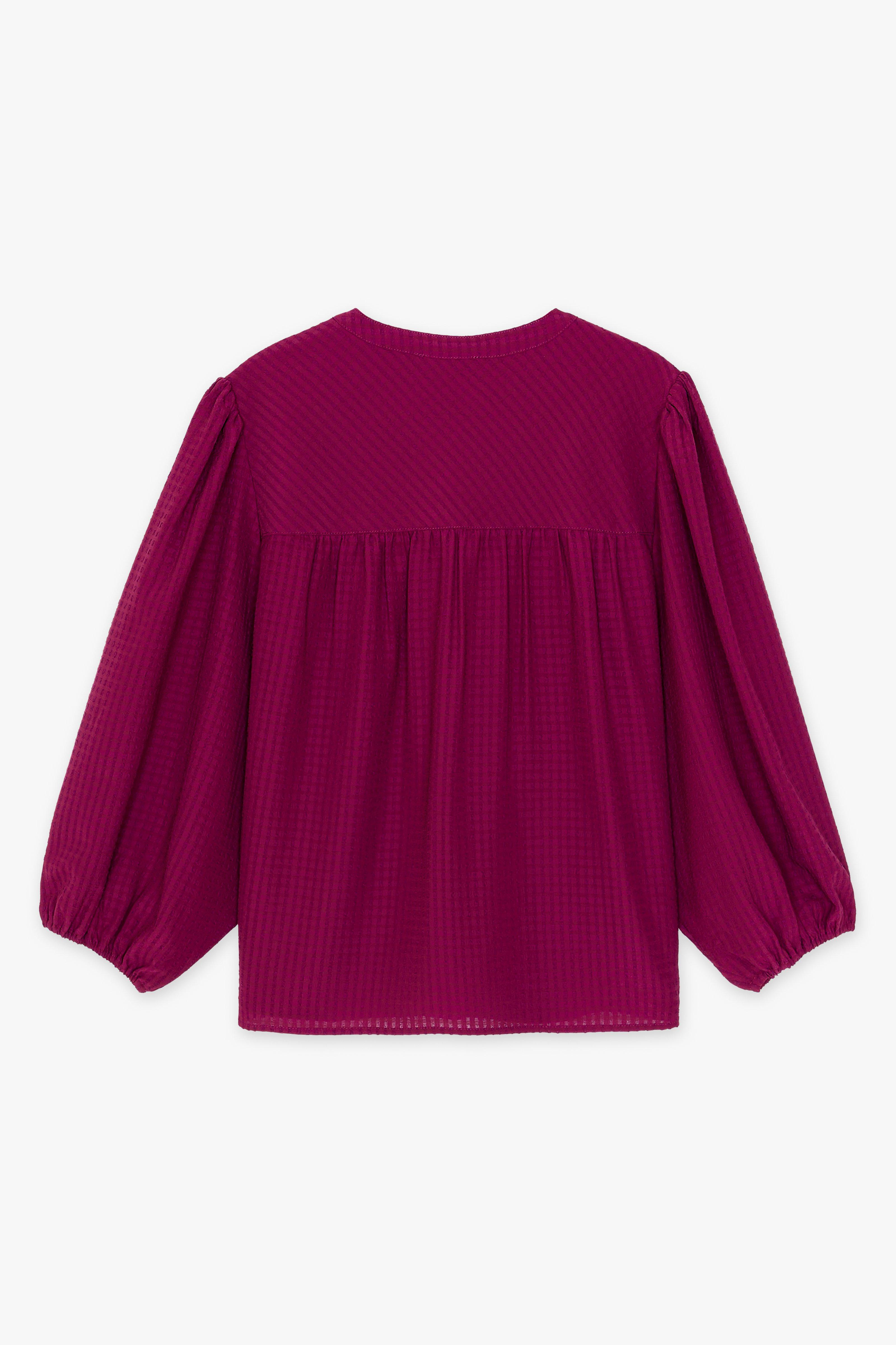 CKS Dames - WILD - Bluse Kurze Ärmel - Violett