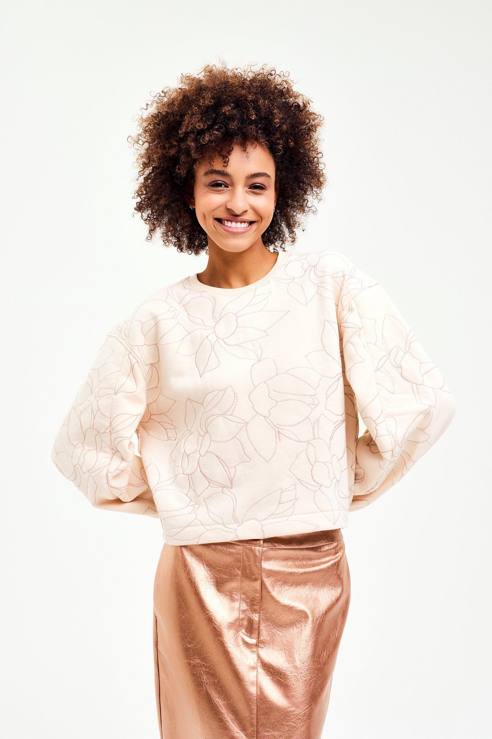 CKS Dames - SWENNY - sweater - lichtbeige