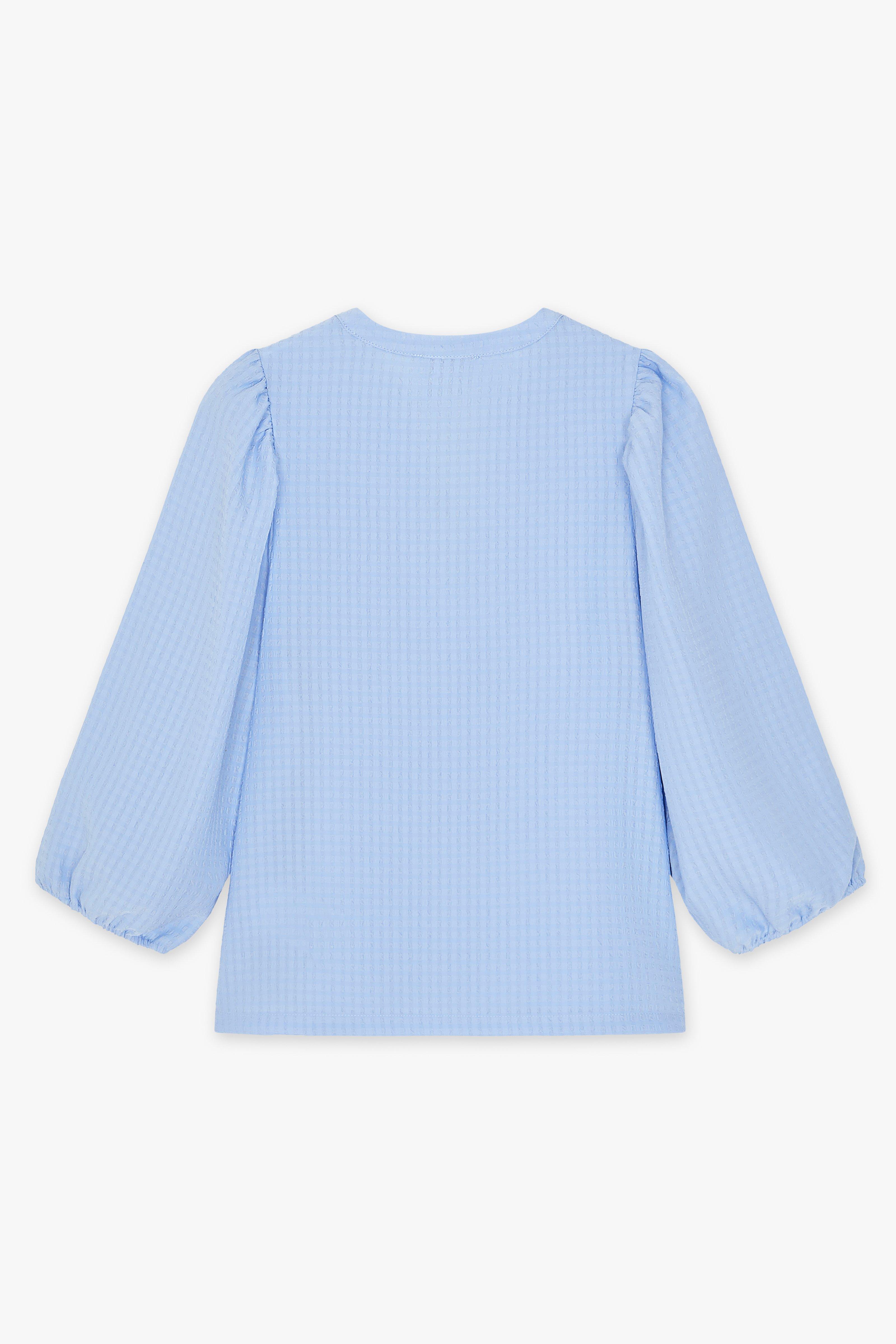 CKS Dames - BULANI - blouse lange mouwen - lichtblauw