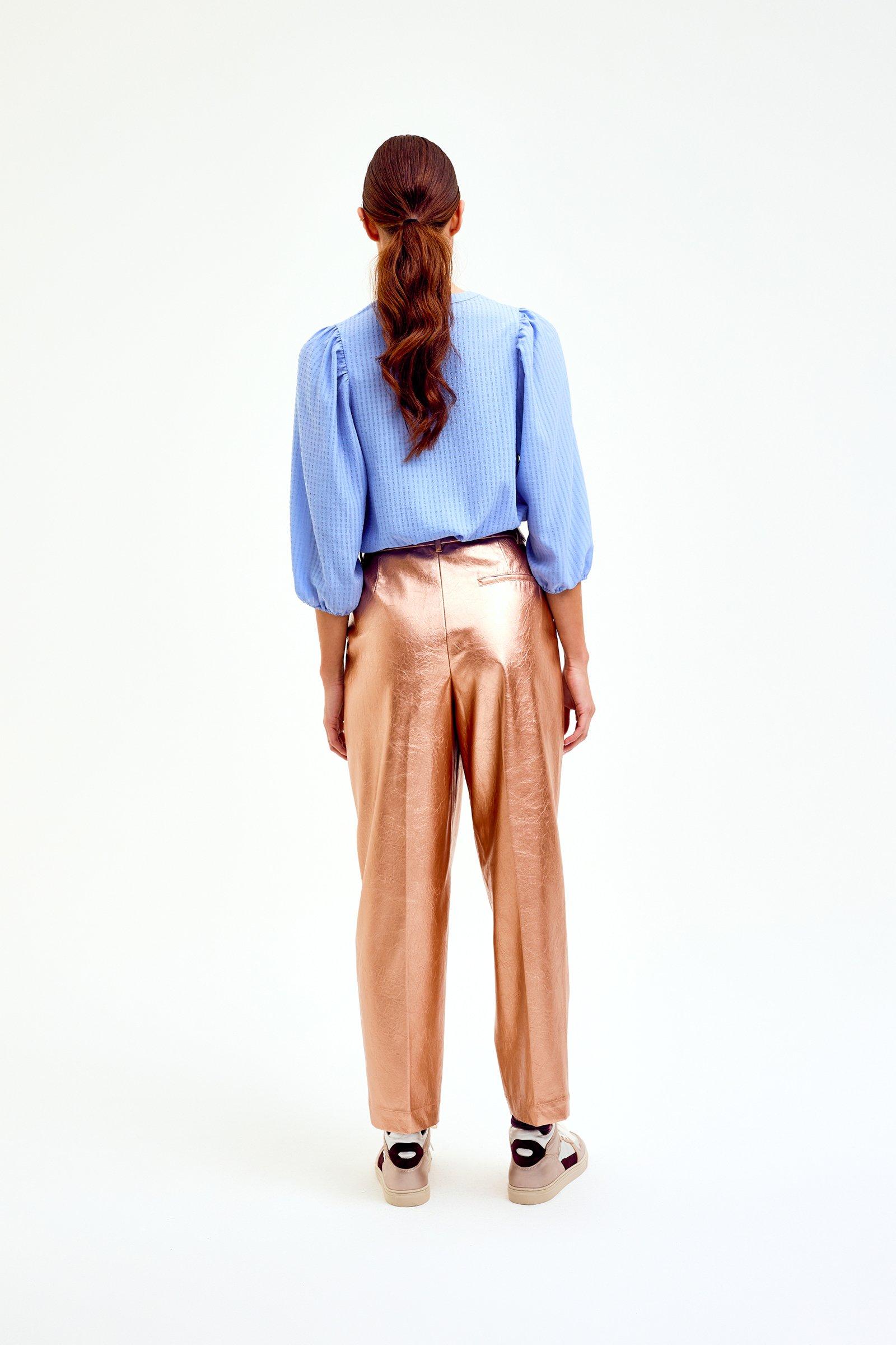 CKS Dames - BULANI - blouse lange mouwen - lichtblauw