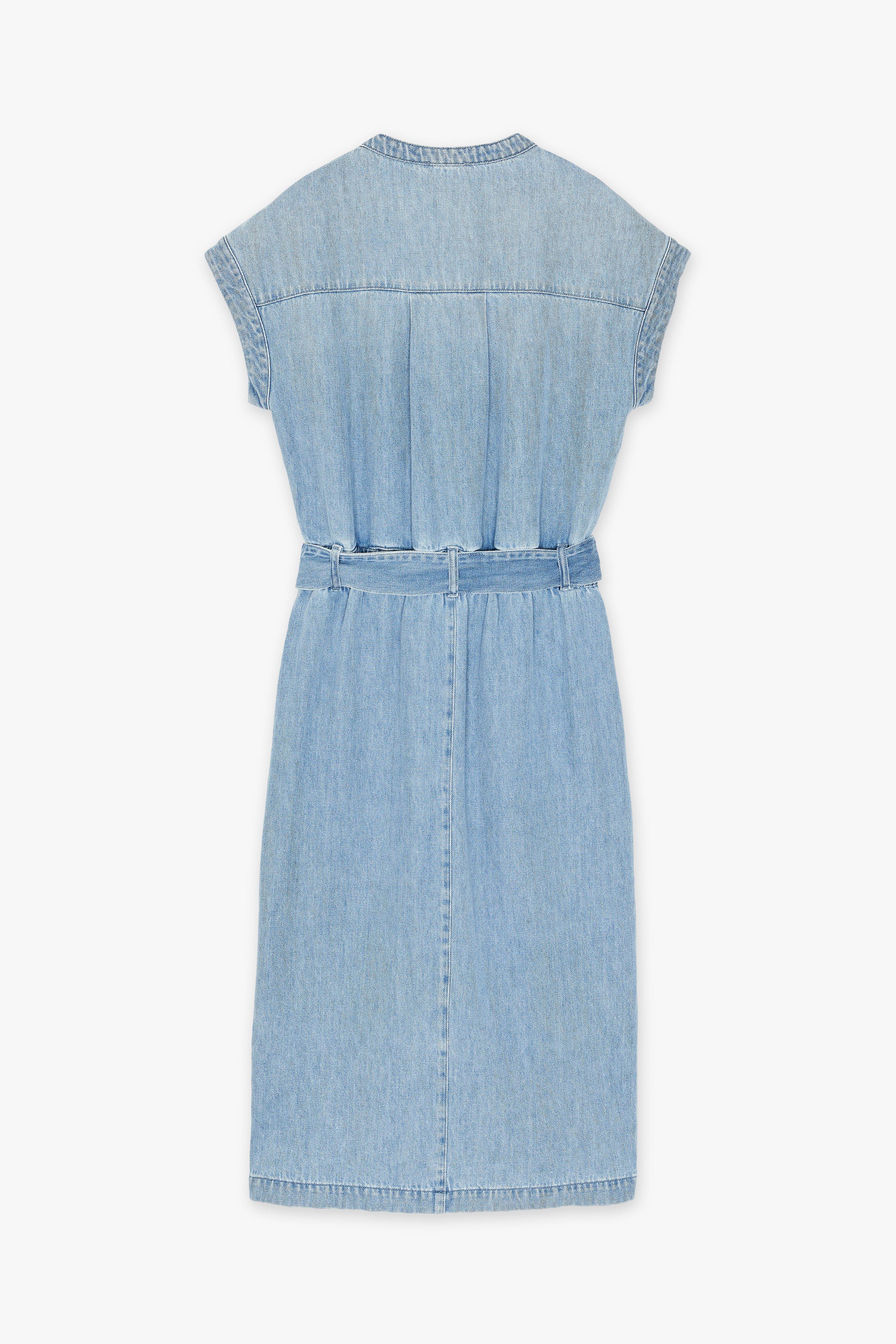 CKS Dames - DIVINE - Midi-Kleid - Blau