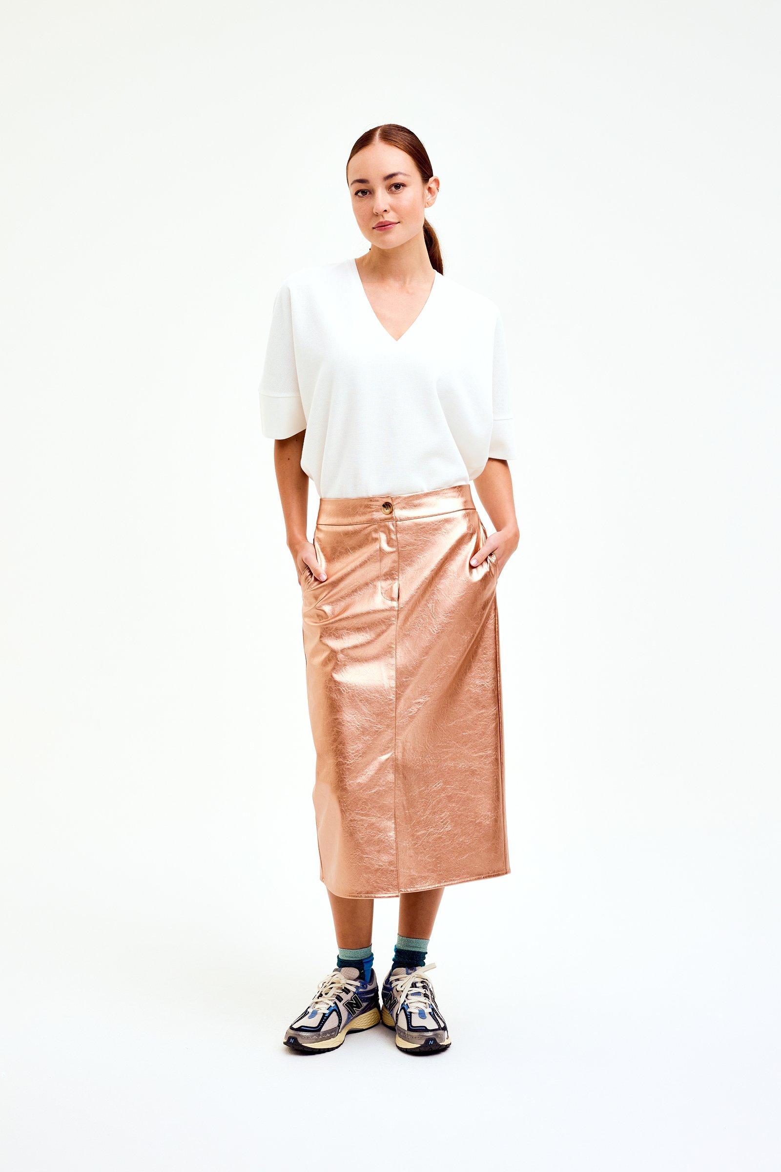 CKS Dames - RIMISI - midi skirt - light pink