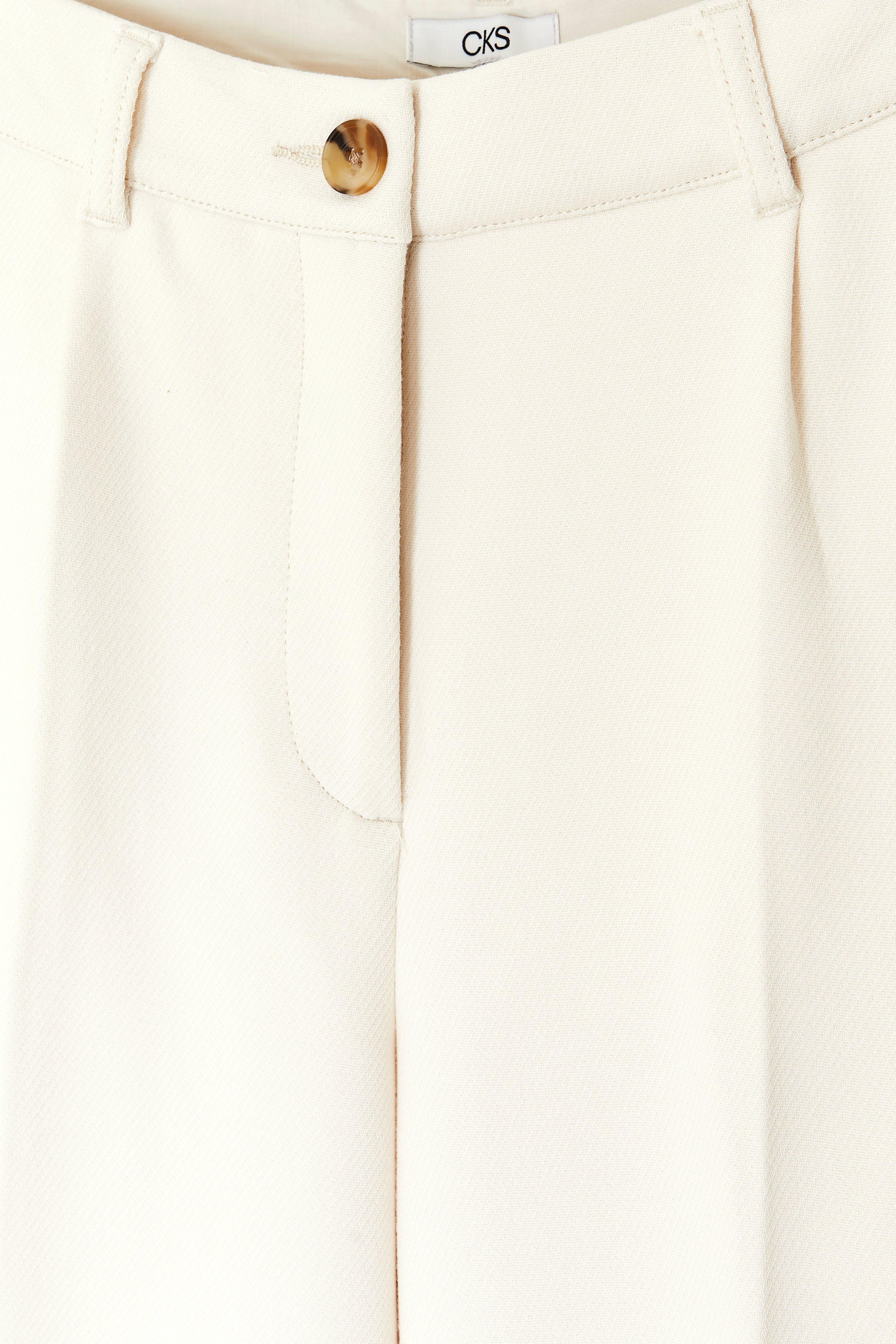CKS Dames - RODA - lange broek - lichtbeige