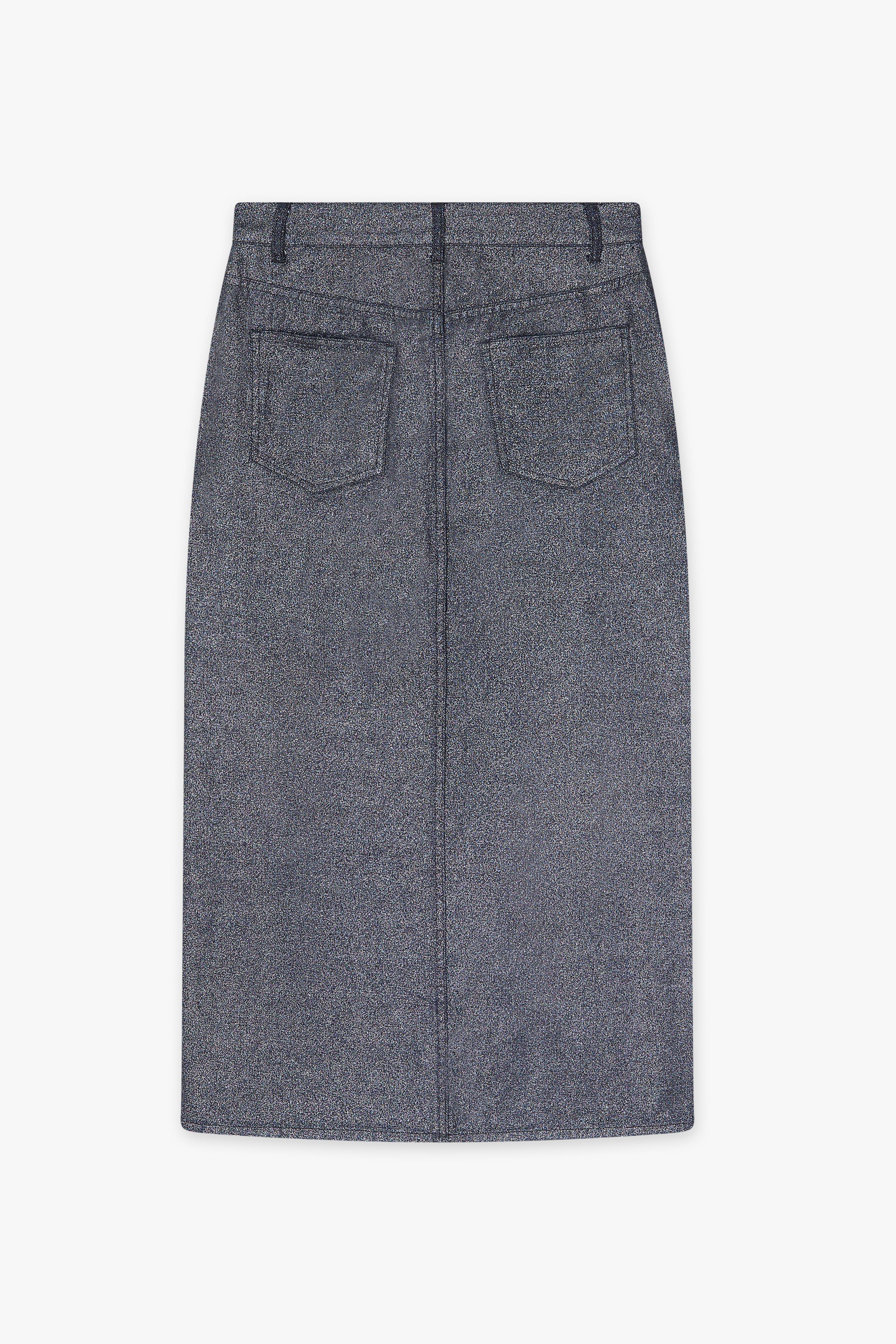 CKS Dames - SKIPPER - midi skirt - dark grey