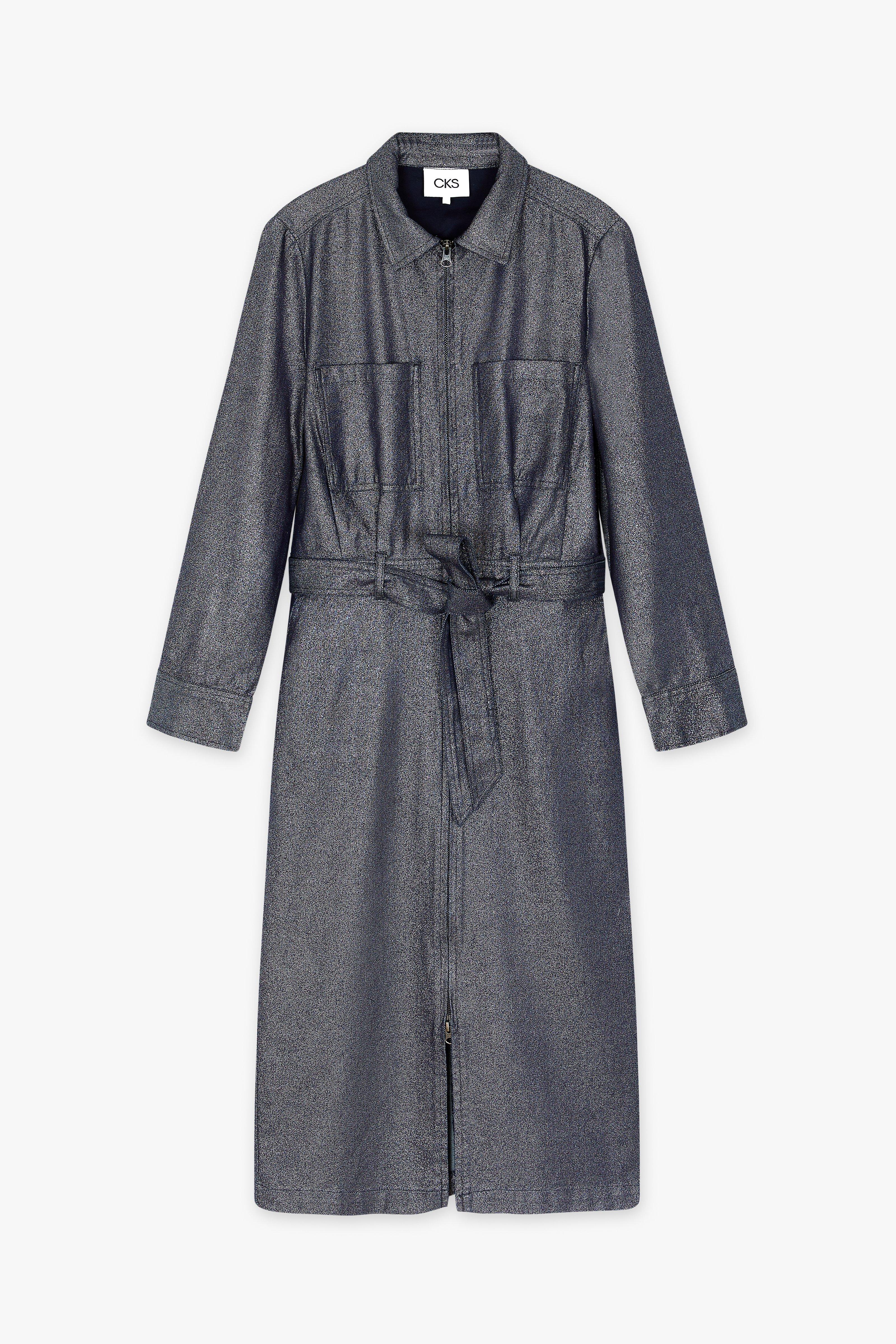 CKS Dames - DIEGOL - robe midi - gris foncé