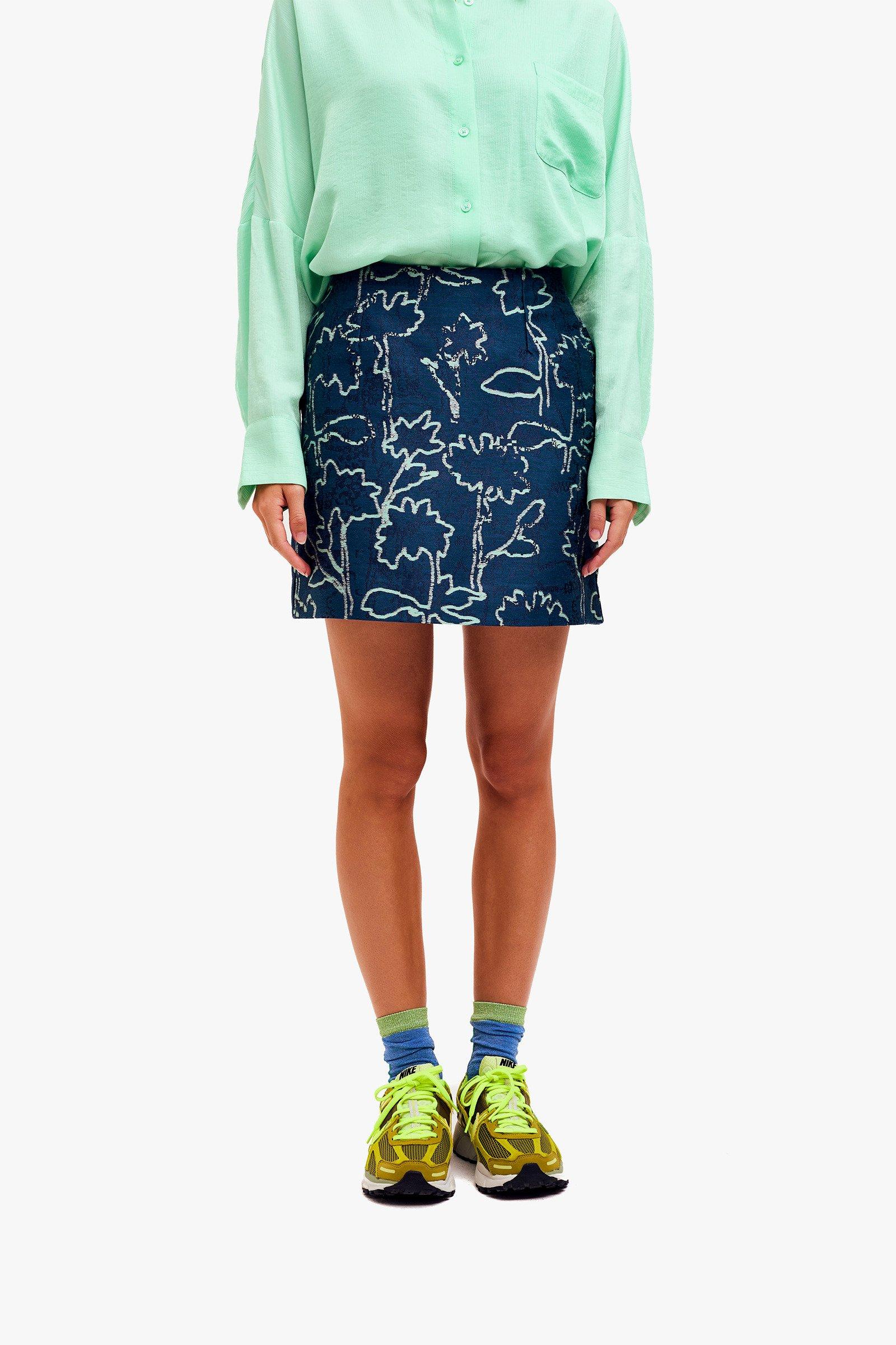CKS Dames - SKIMI - short skirt - dark green