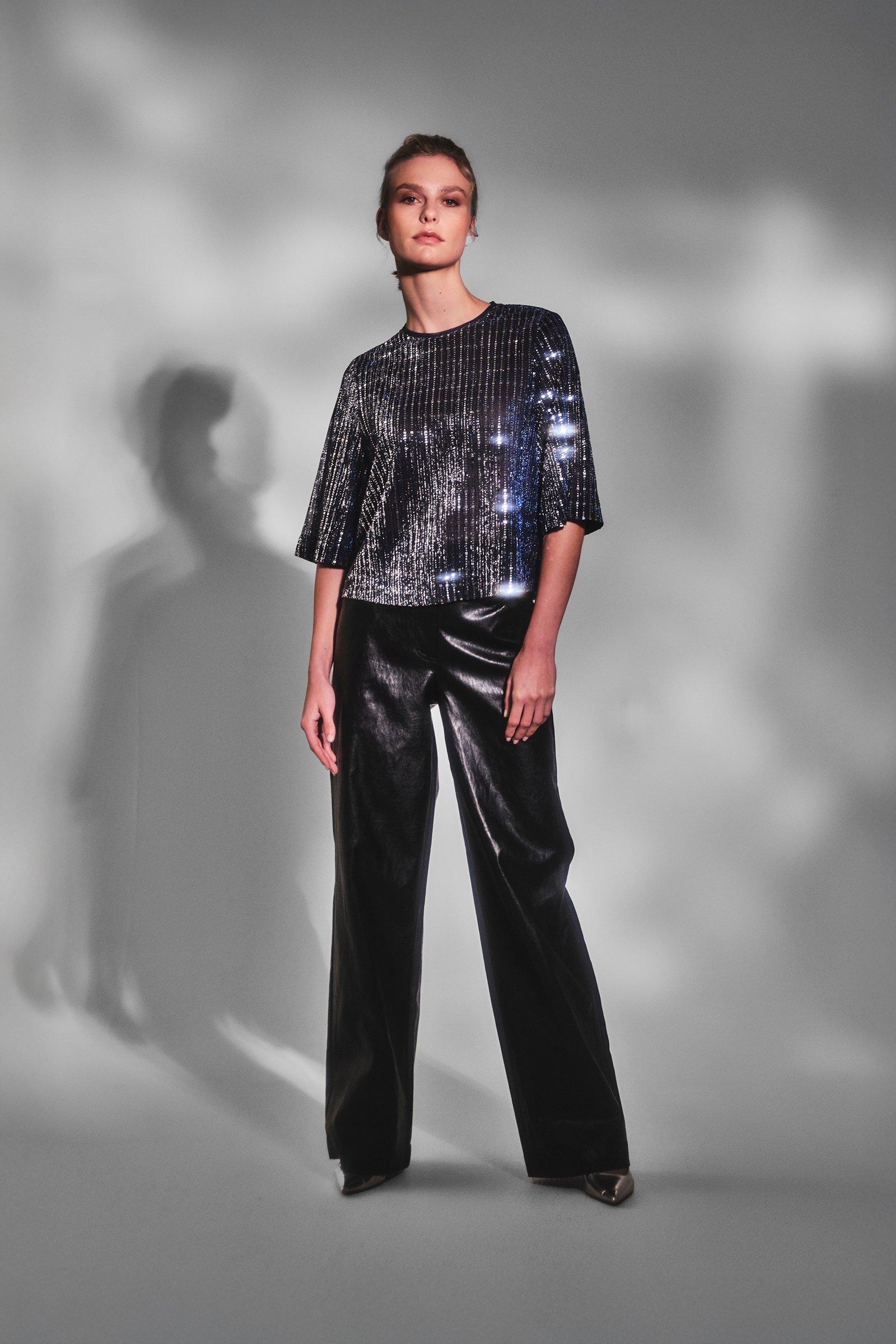 CKS Dames - TAPE - pantalon long - noir