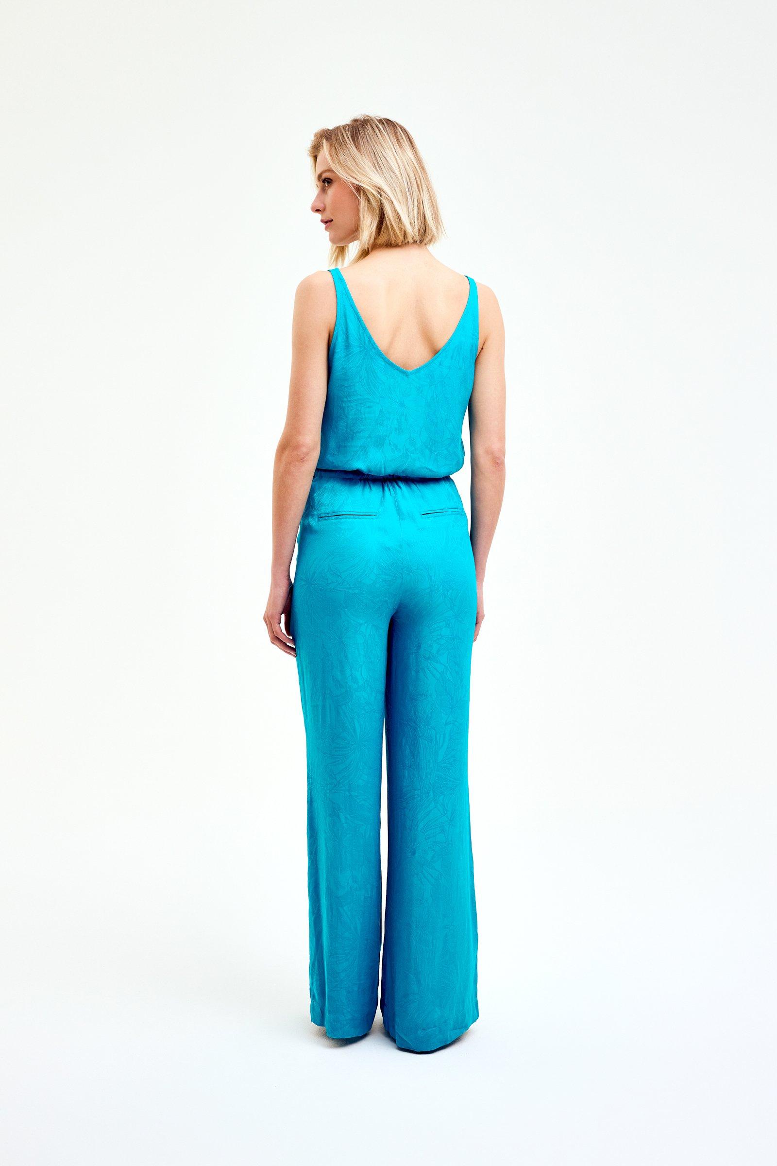CKS Dames - NUWIKA - Bluse Ärmellos - Hellblau