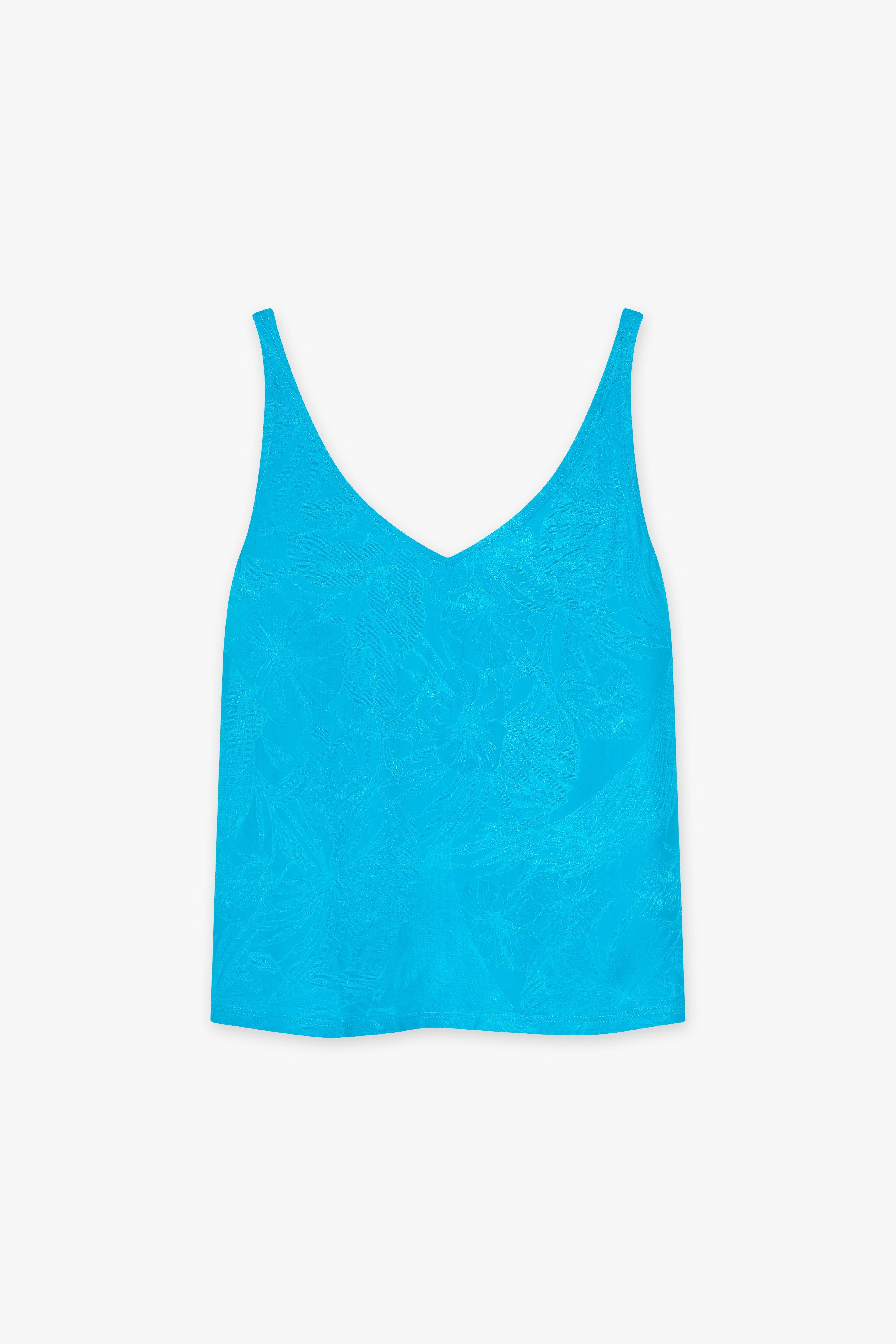 CKS Dames - NUWIKA - blouse half-length sleeves - vivid blue