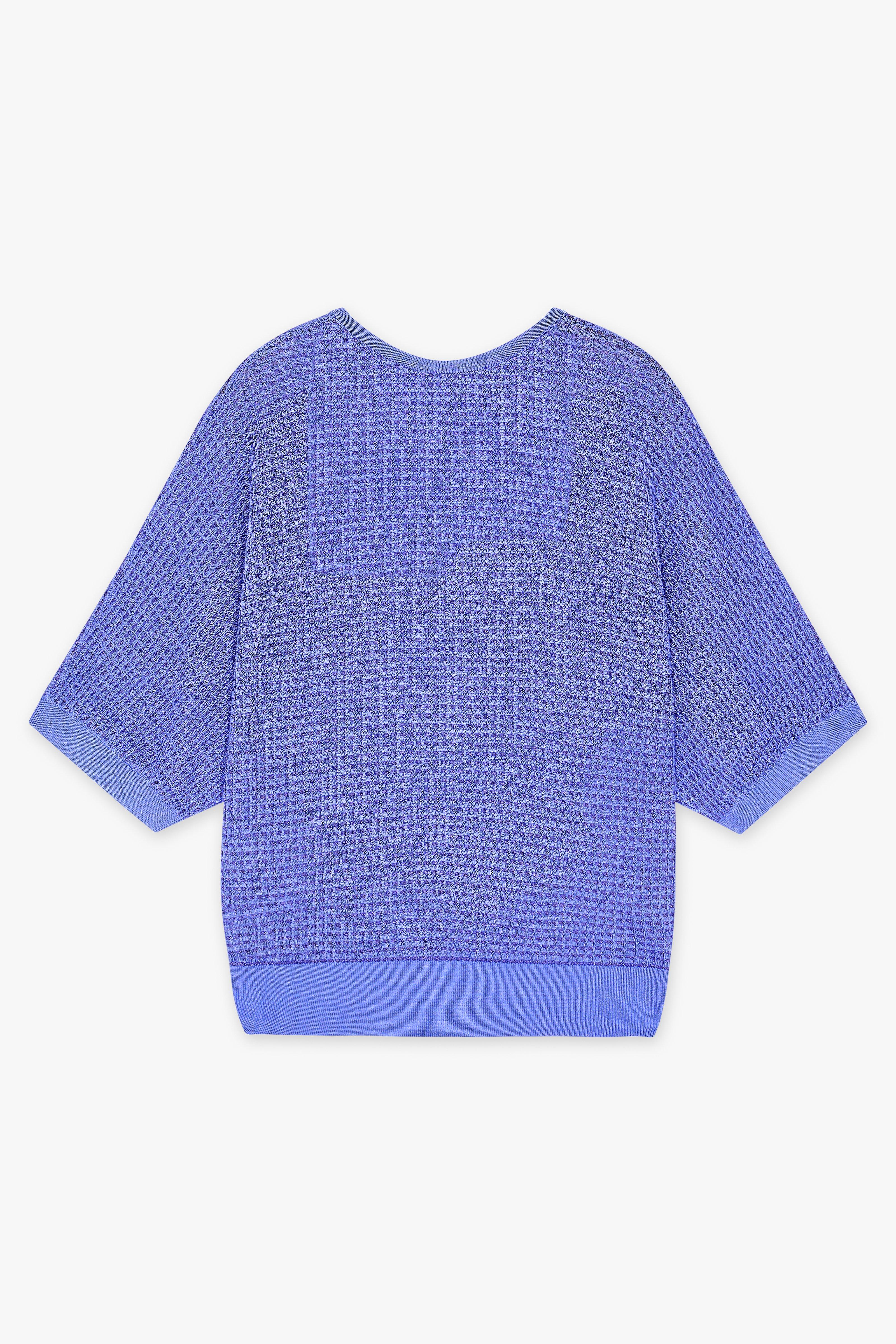 CKS Dames - PRIK - knitted top - purple